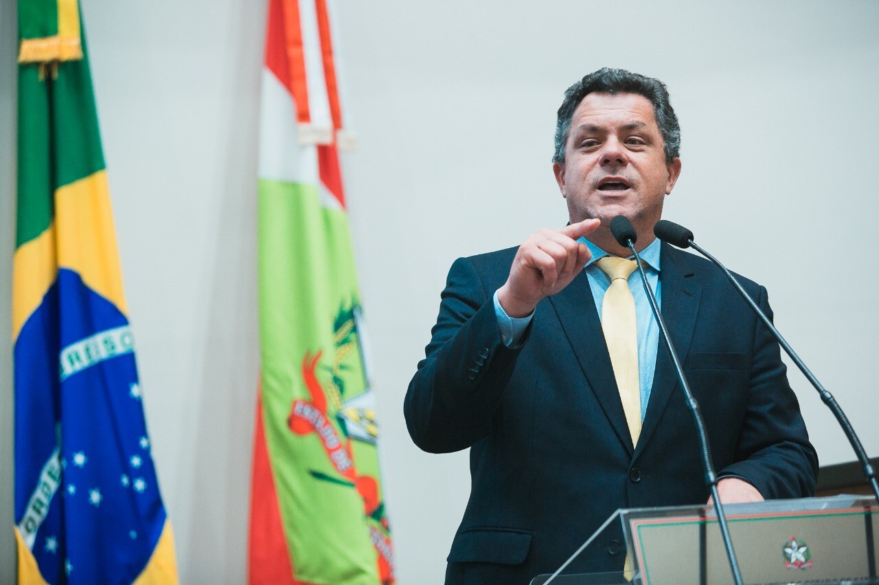 Deputado Ivan Naatz, líder da bancada do PL