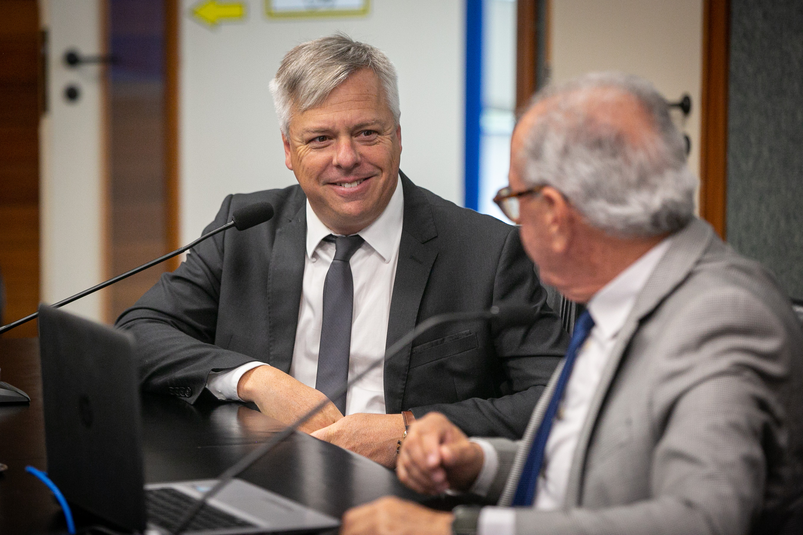 Deputado Fabiano da Luz (PT) e Deputado Nazareno Martins (Podemos)