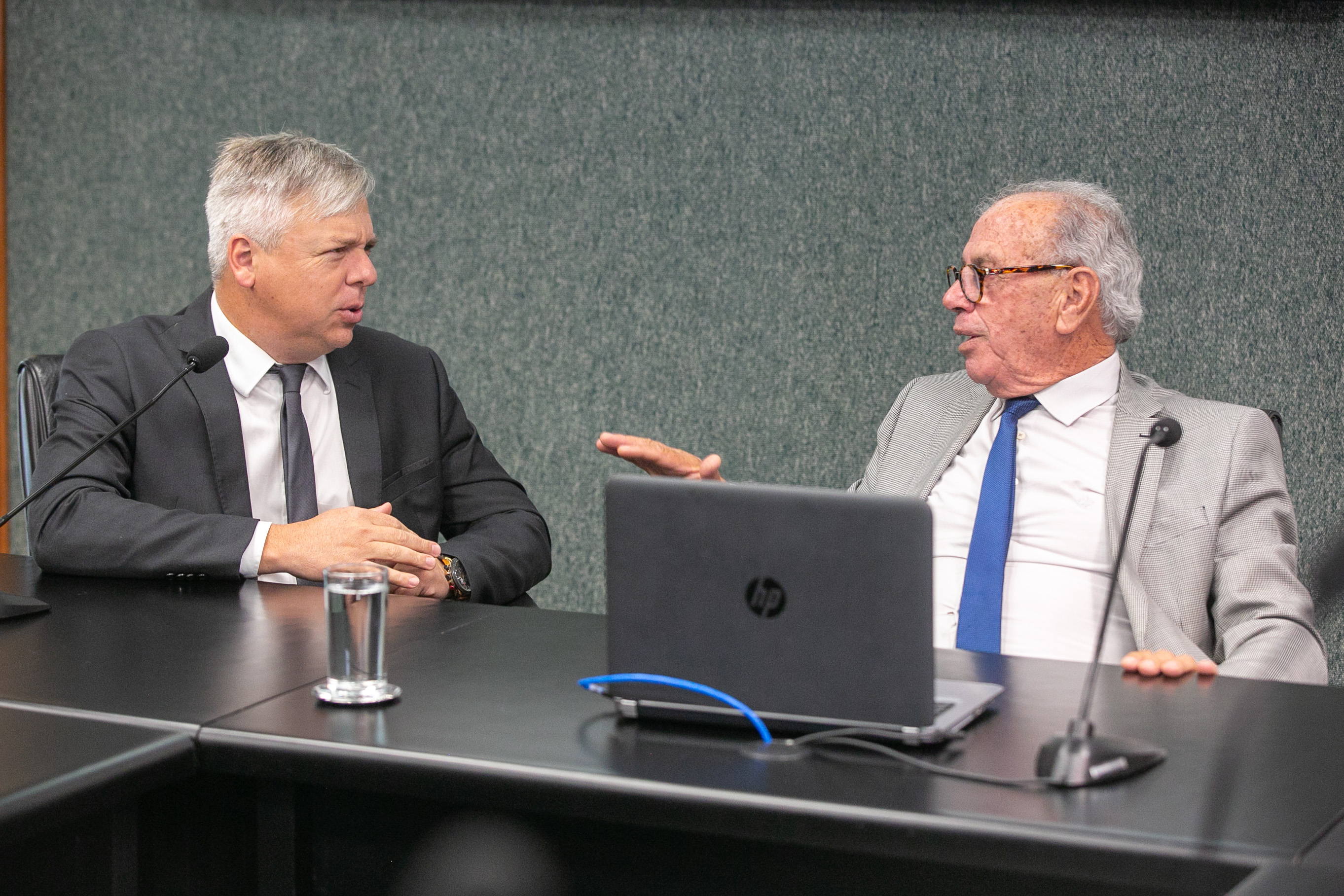 Deputado Fabiano da Luz (PT) e Deputado Nazareno Martins (Podemos)