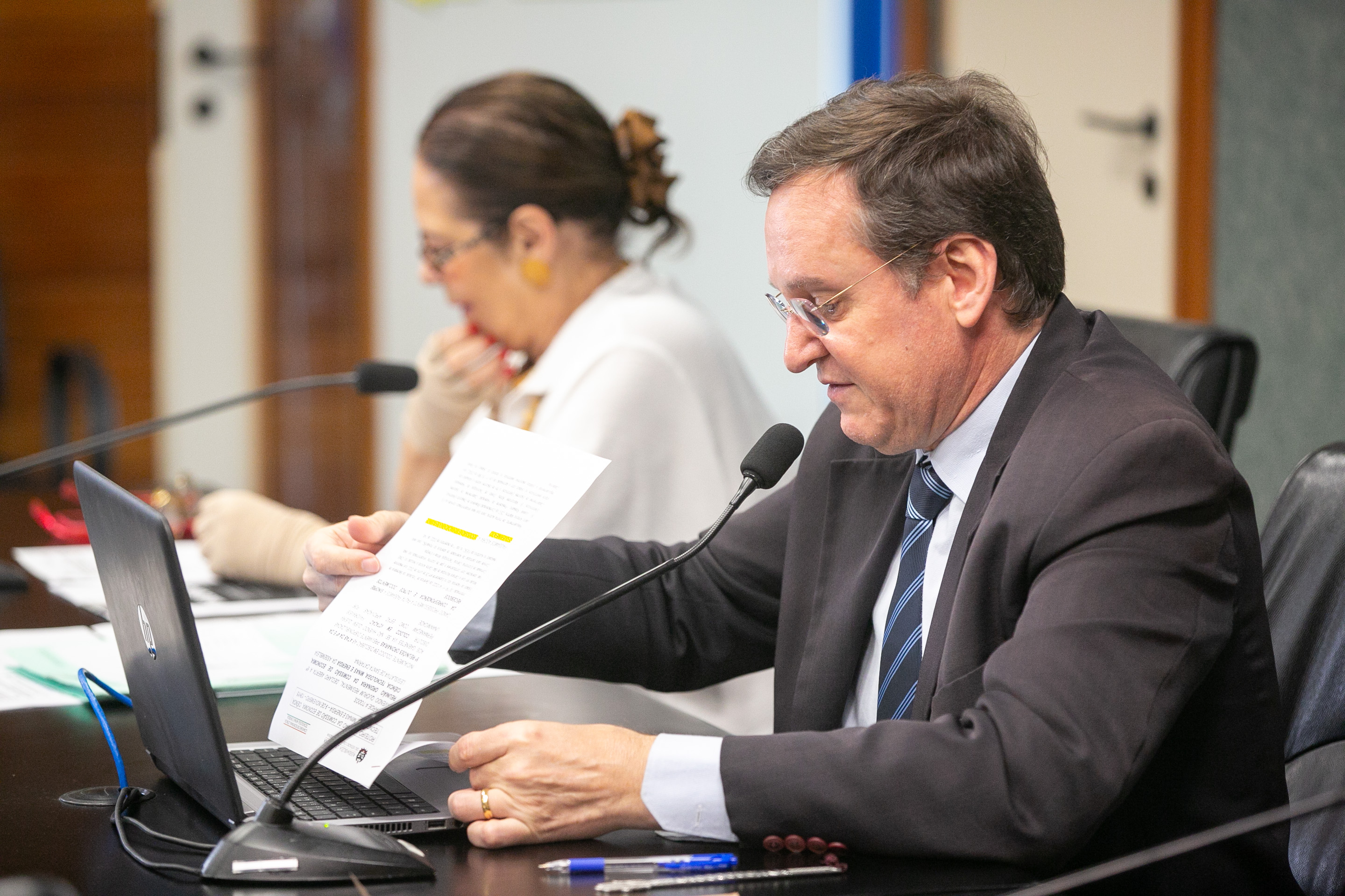 Deputado Jair Miotto (União) e Deputada Ada De Luca (MDB)
