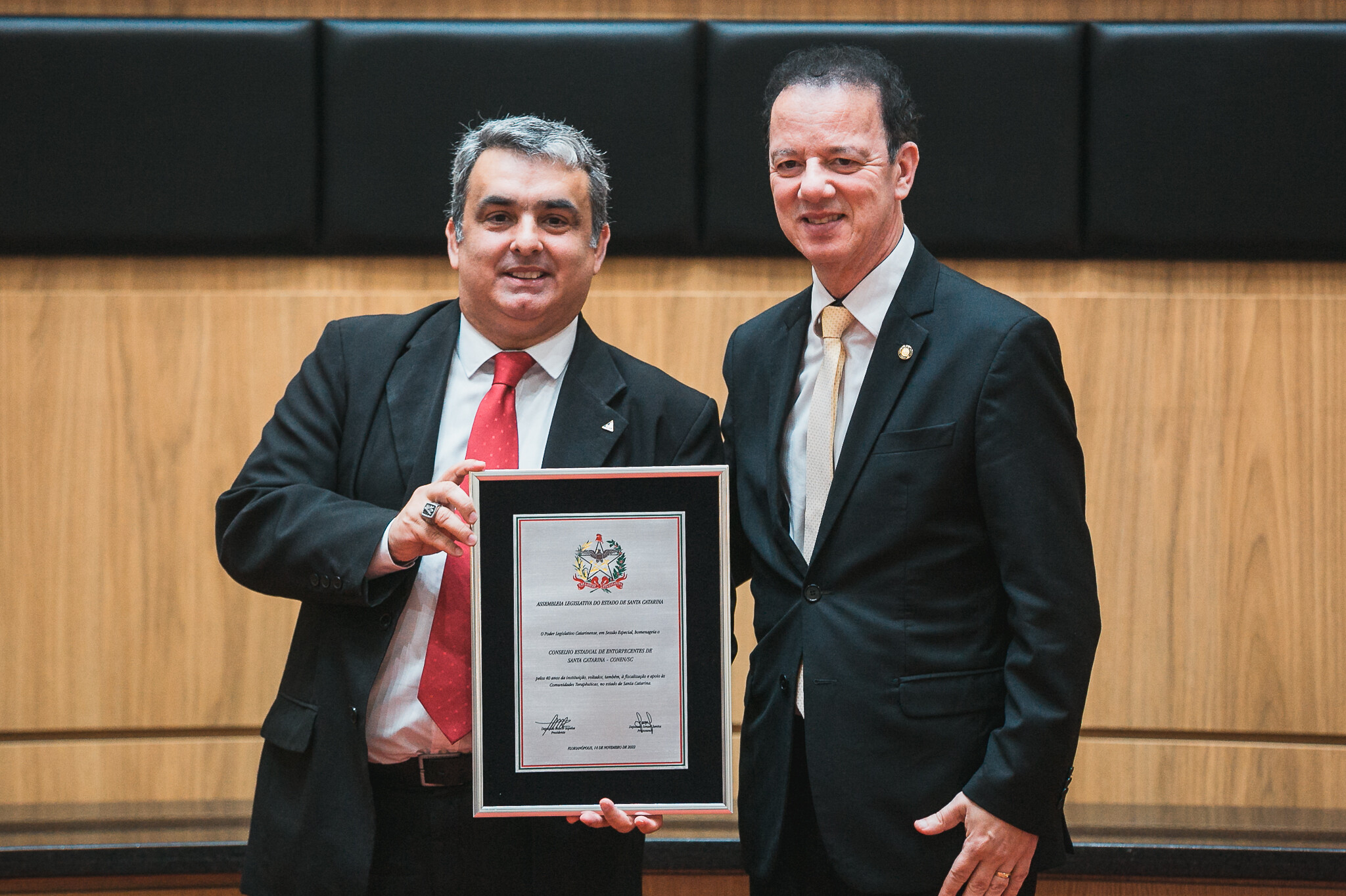 Alesc destaca os 40 anos do Conselho Estadual de Entorpecentes