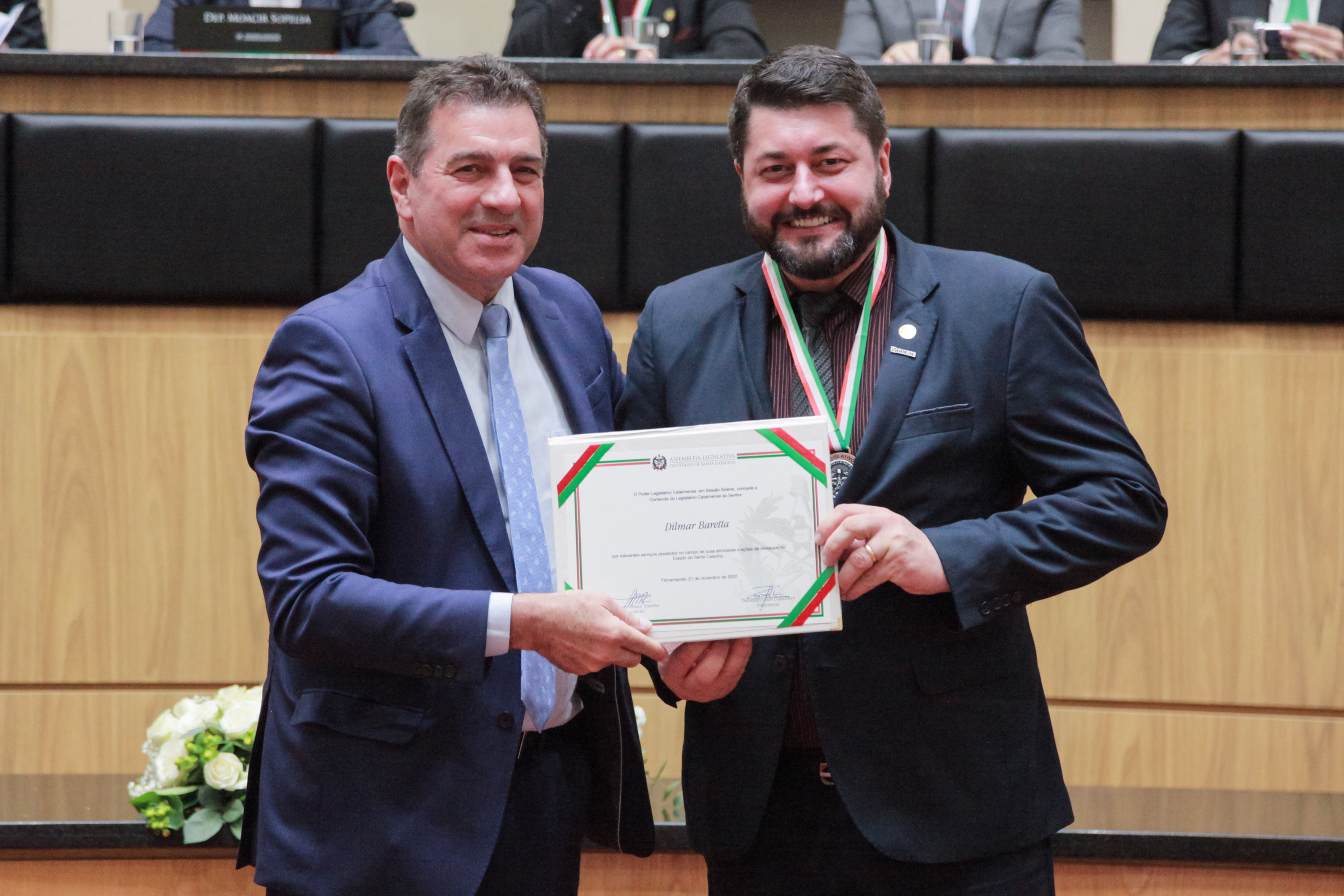 - Deputado Valdir Cobalchini (MDB)