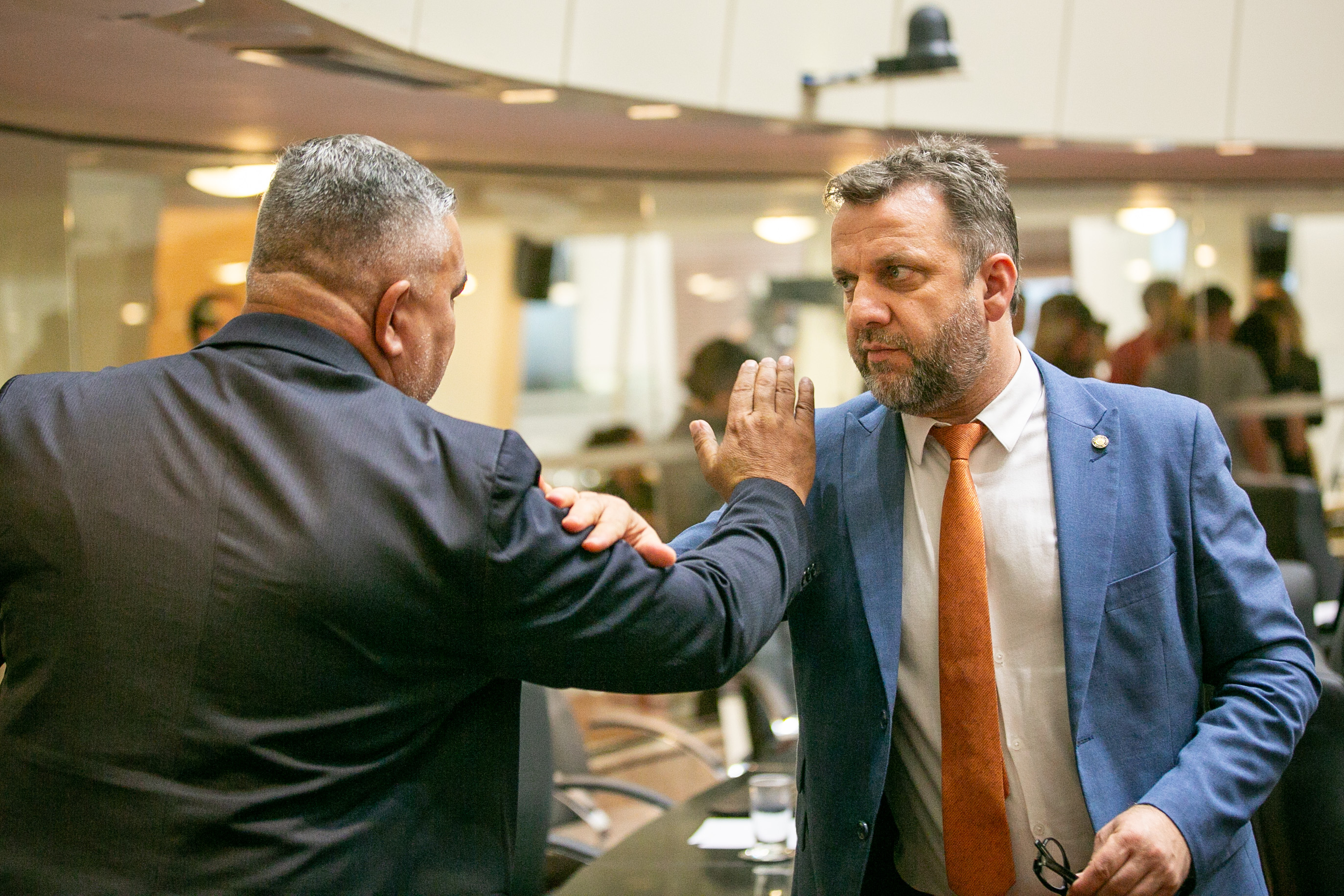Deputado Sargento Lima (PL) e Deputado Jerry Comper (MDB)