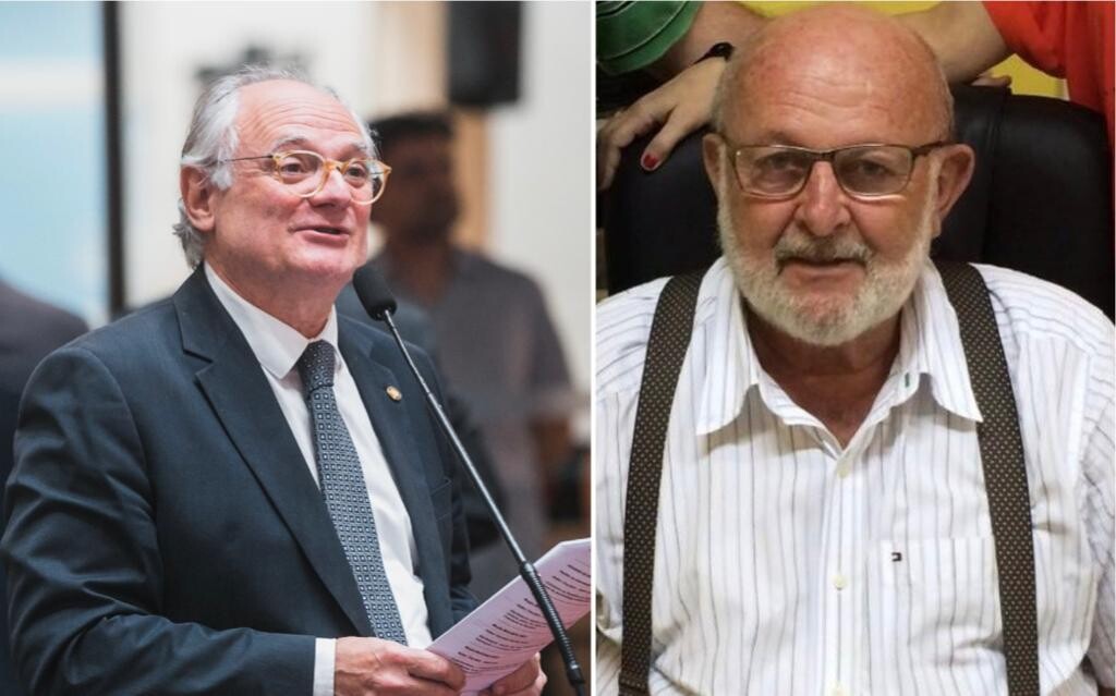 Deputado Dr. Vicente Caropreso (PSDB) e Edgard Maluta. FOTO: Assessoria de Imprensa
