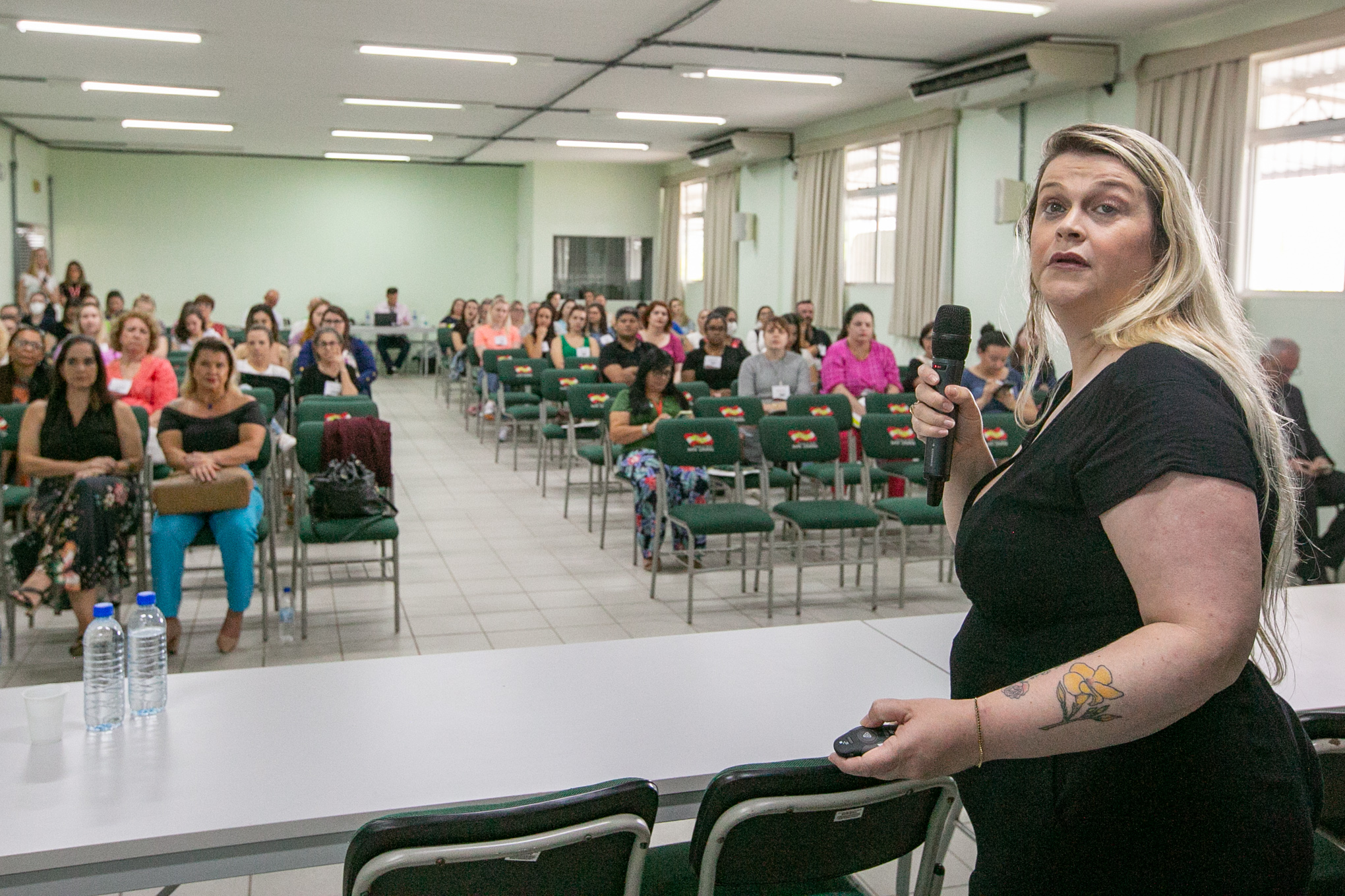 Jaqueline Reginatto, coordenadora da área técnica da pessoa com deficiência da Secretaria de Saúde