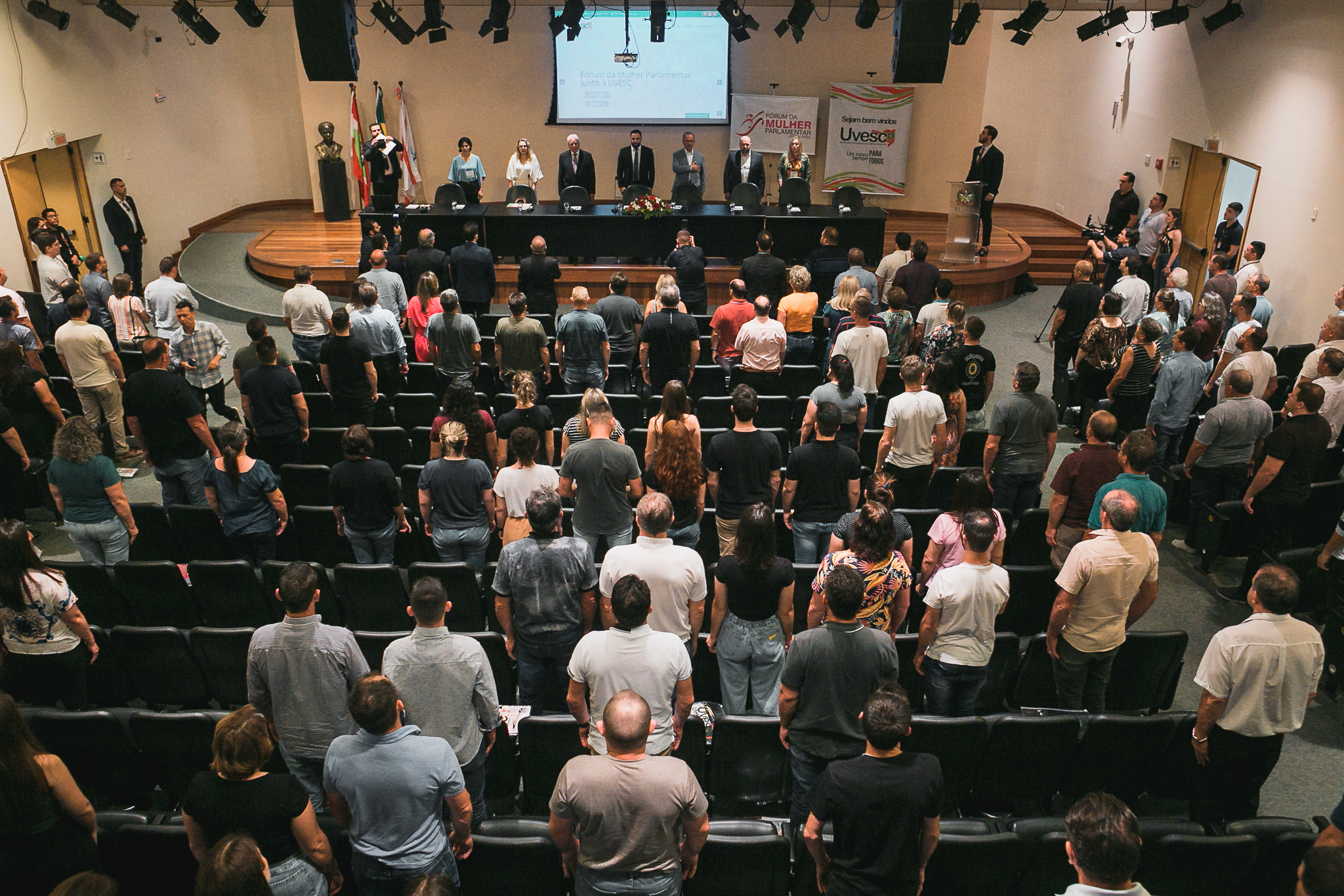 Abertura do Congresso Estadual de Vereadores 2022, Fórum da Mulher Parlamentar Junto a UVESC