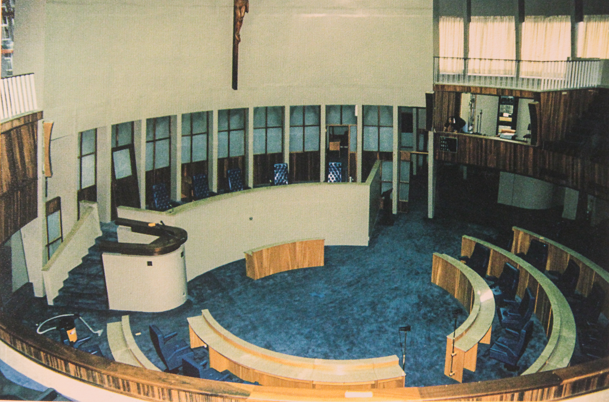 Plenário antes da reforma, em 1995.