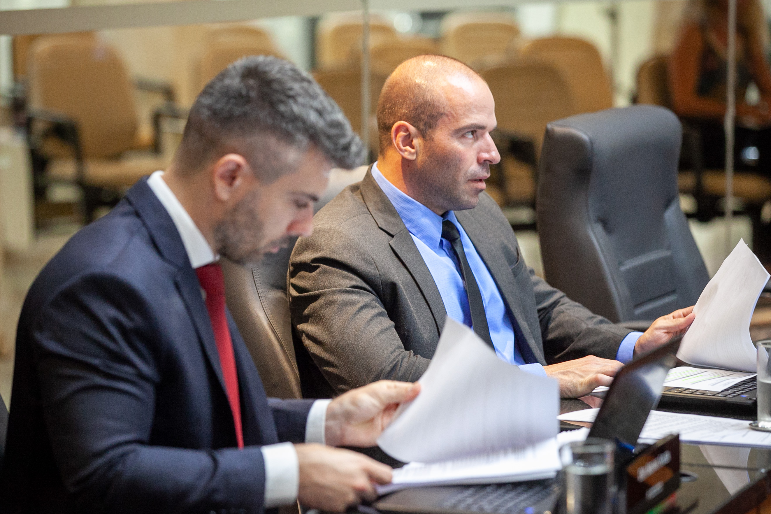 Deputado Bruno Souza (NOVO) e Deputado Jessé Lopes (PL)