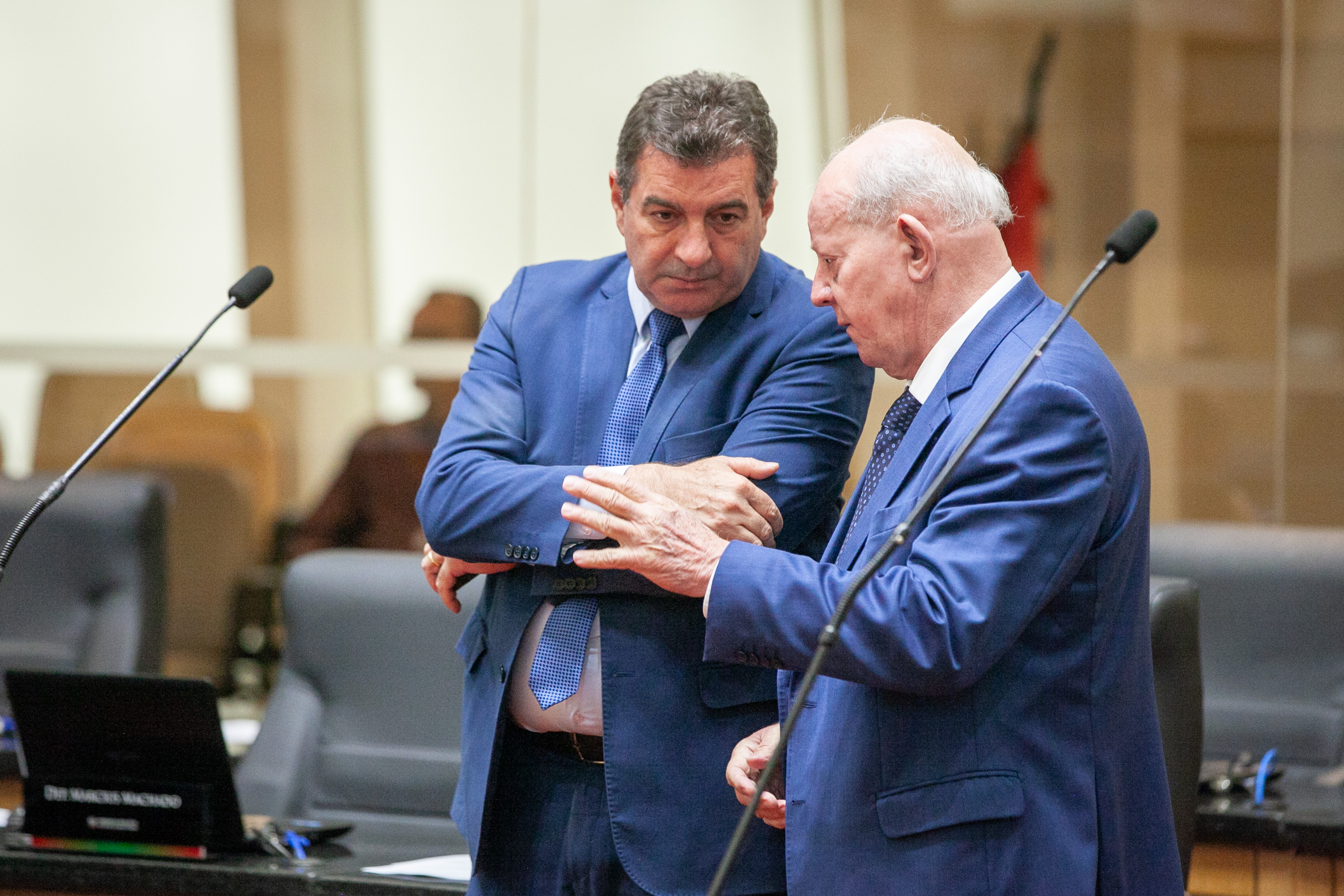 Deputado Valdir Cobalchini (MDB) e Deputado Marcos Vieira (PSDB)
