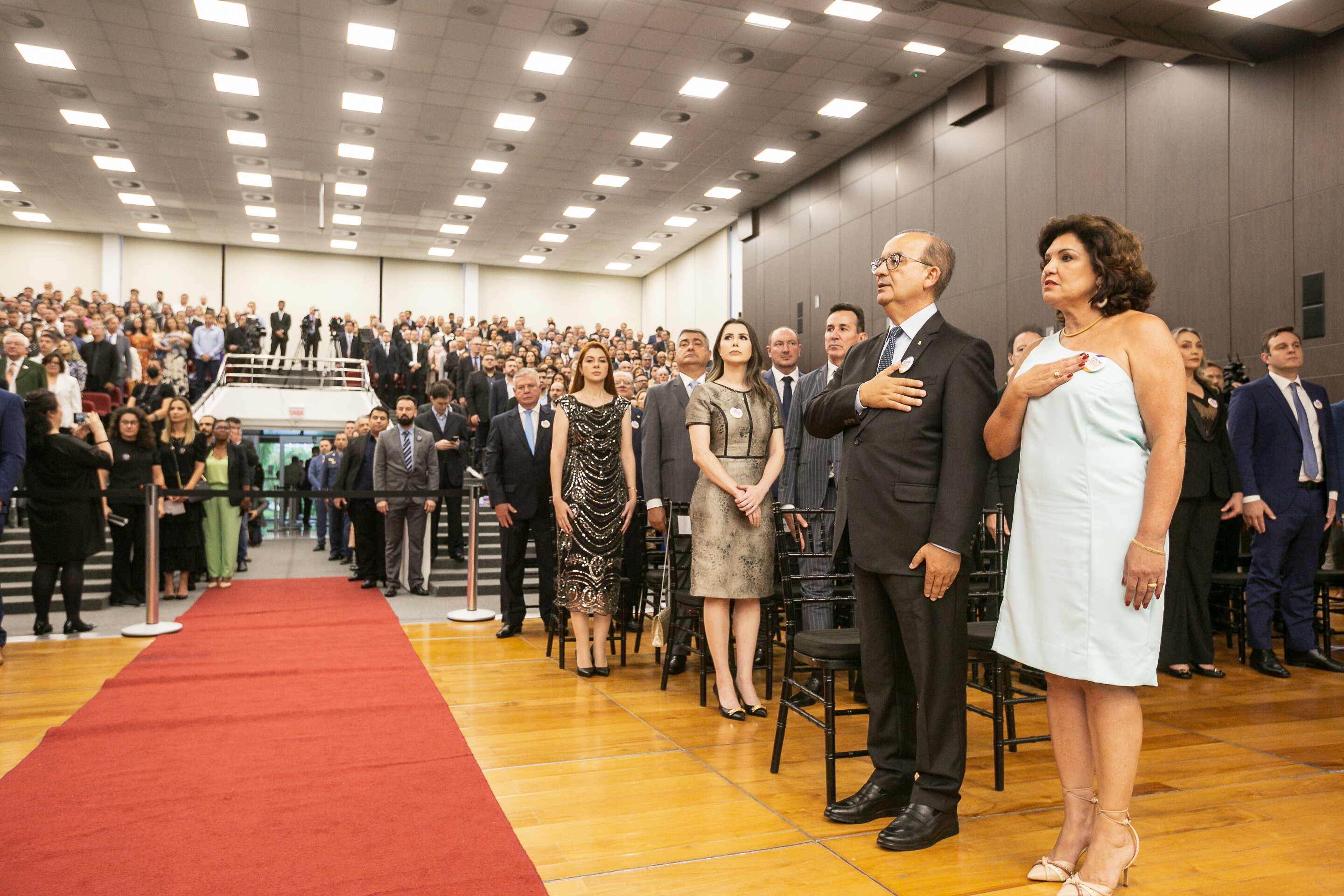 Governador eleito Jorginho Mello e vice-governadora eleita Marilisa Boehm