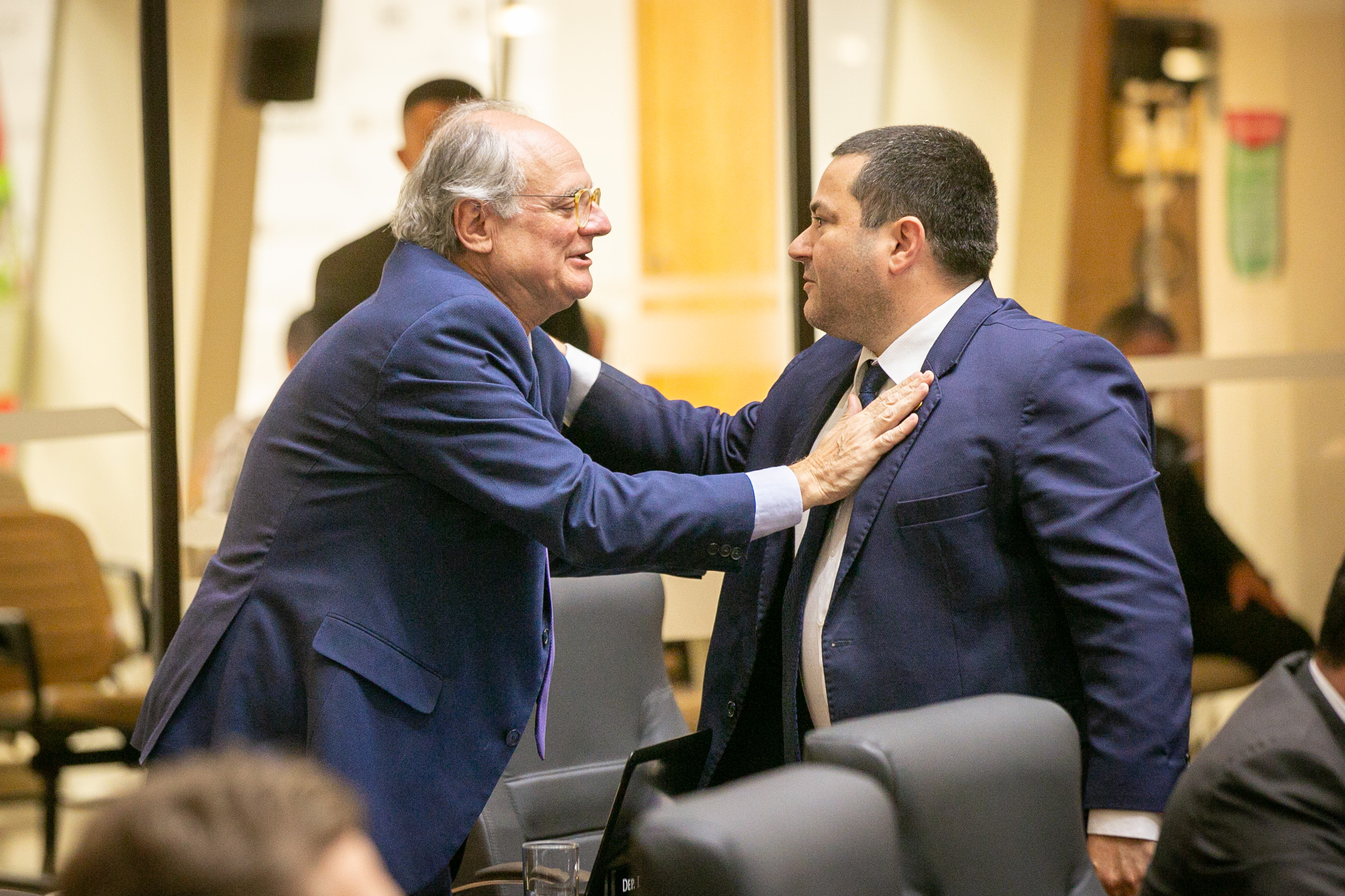 Deputado Dr. Vicente Caropreso (PSDB) e Deputado Ricardo Alba (União)