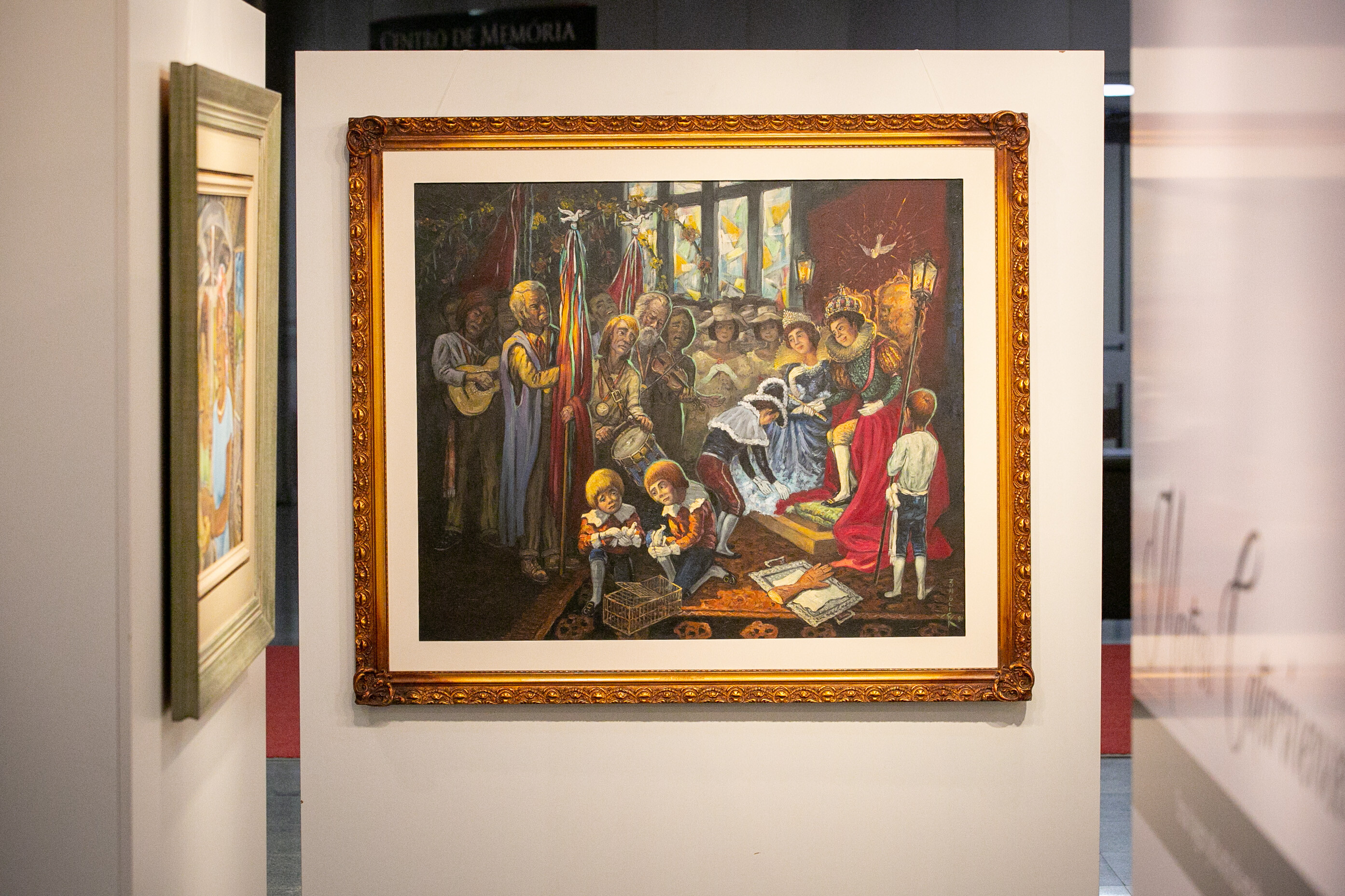 Obras do acervo da Alesc estão em exposição aberta ao público