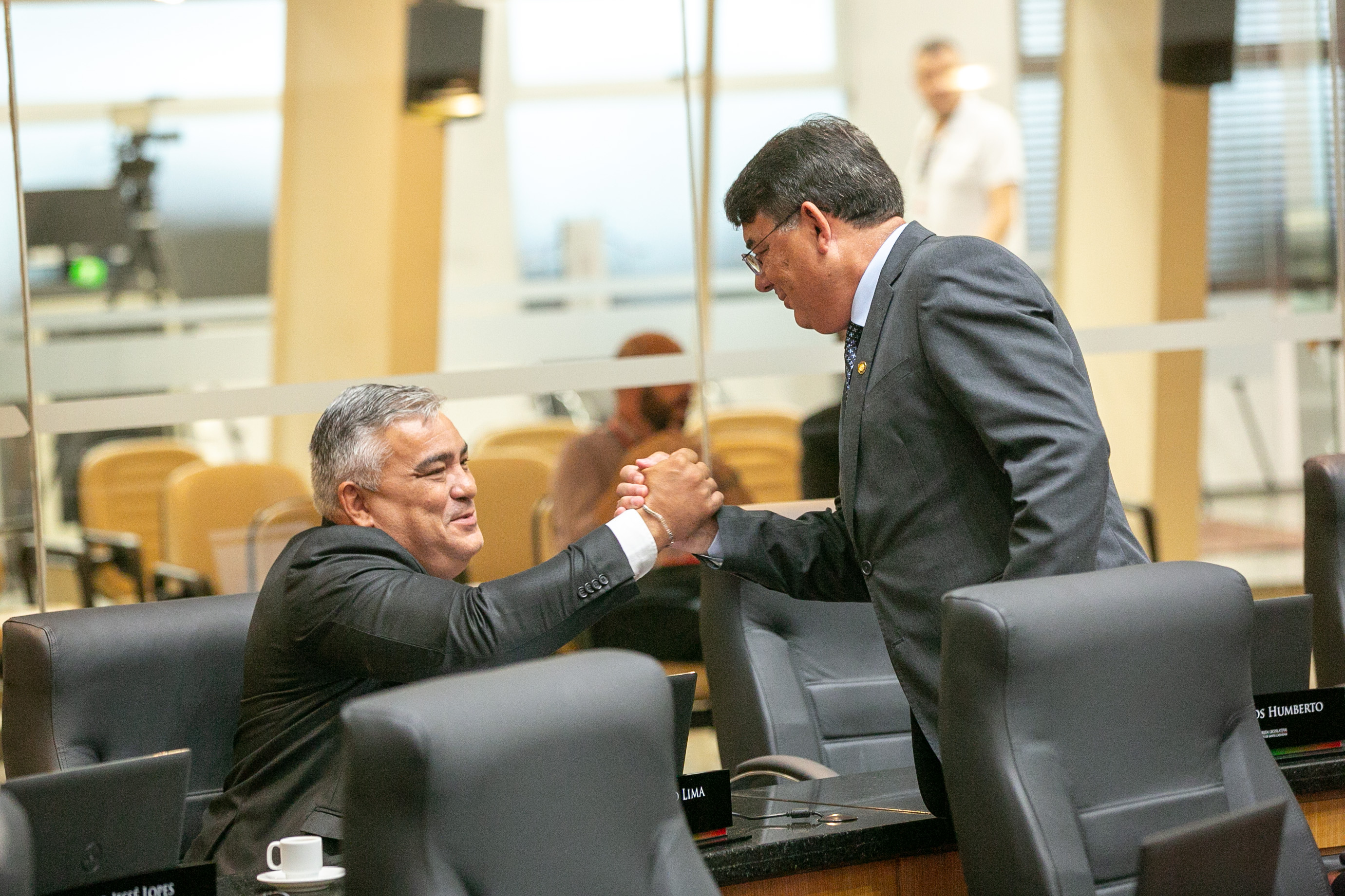 Deputado Sargento Lima (PL) e Deputado Mauricio Peixer (PL)
