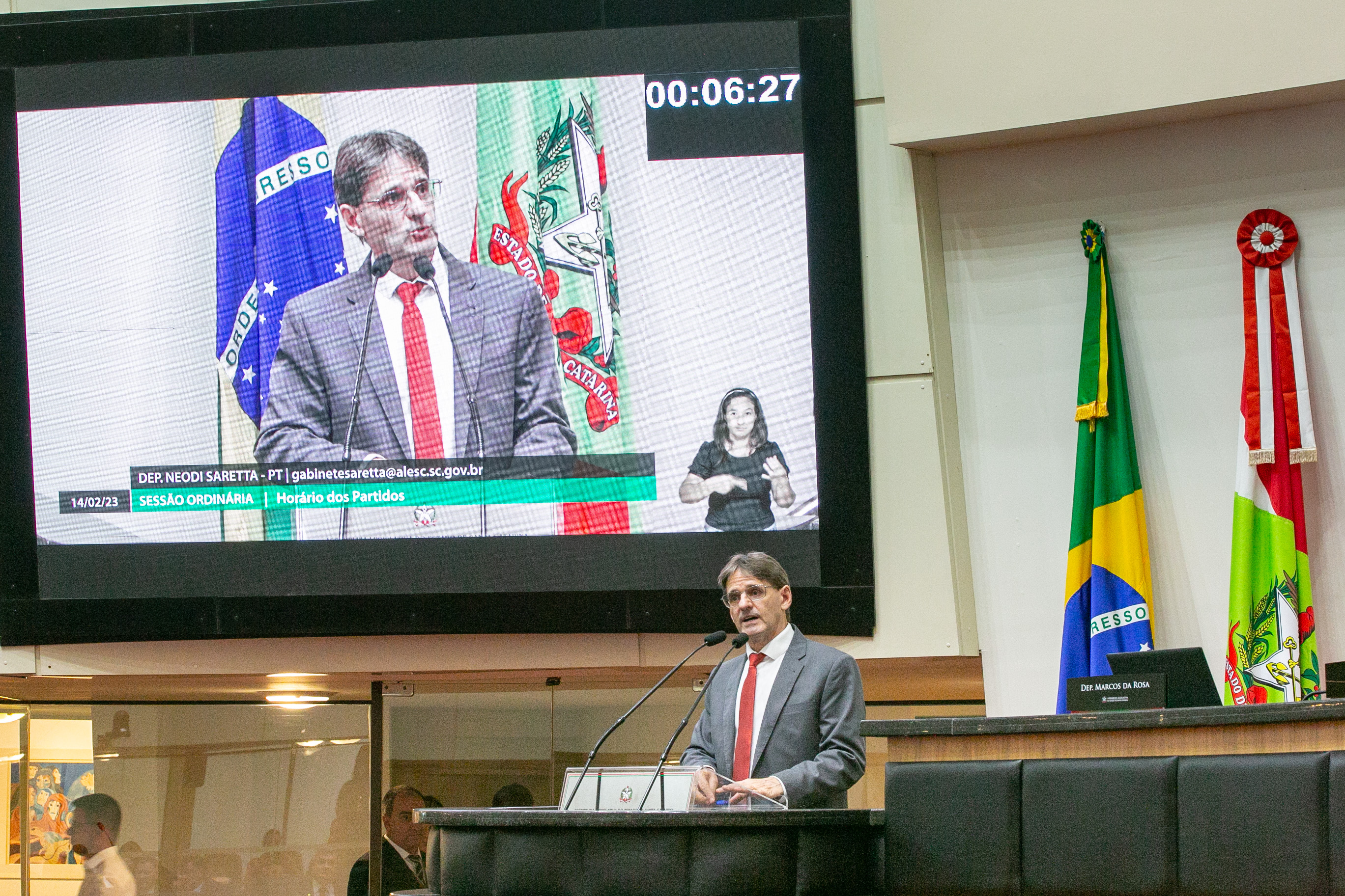 Deputado Neodi Saretta (PT)