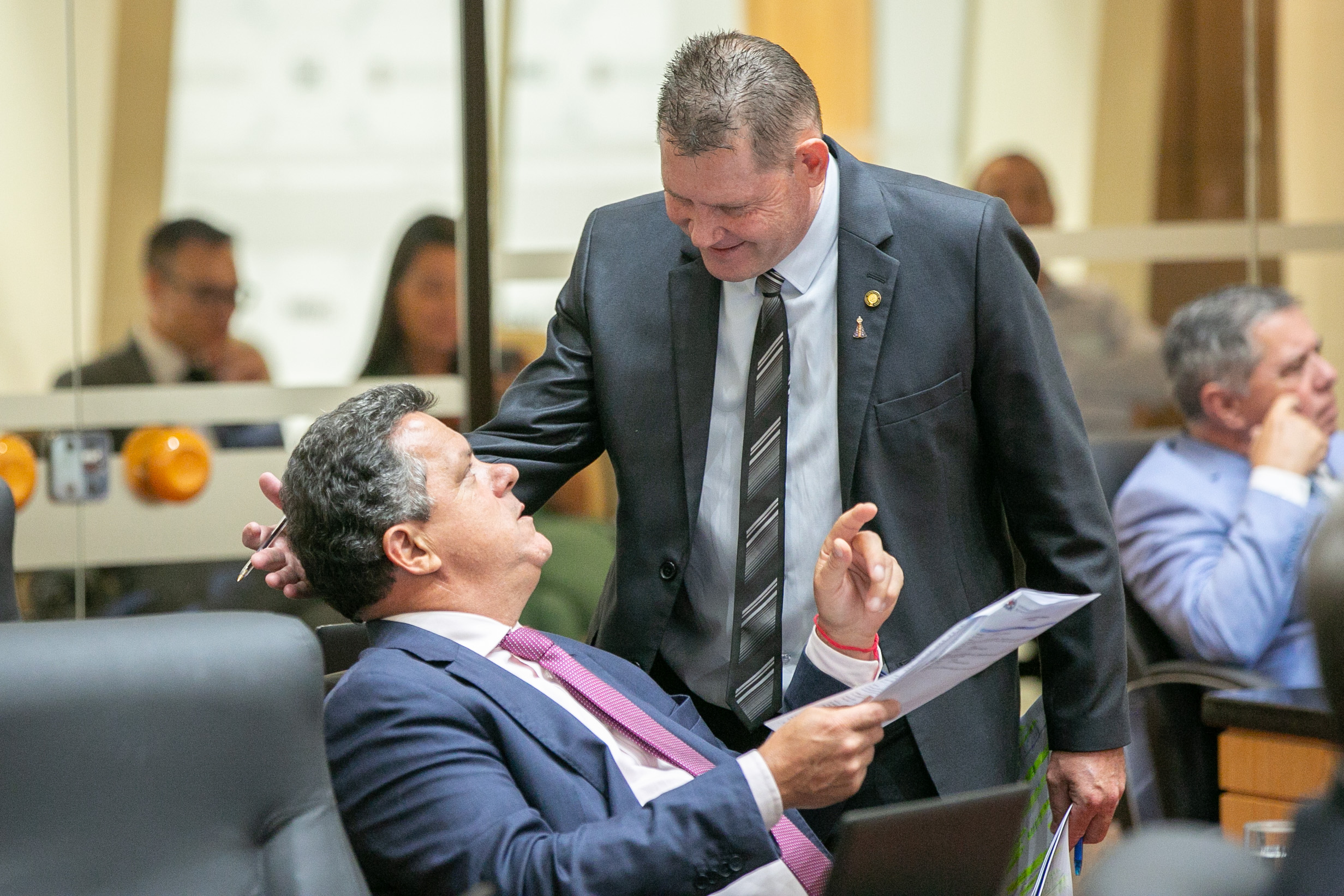 Deputado Ivan Naatz (PL) e Deputado Edilson Massoco (PL)
