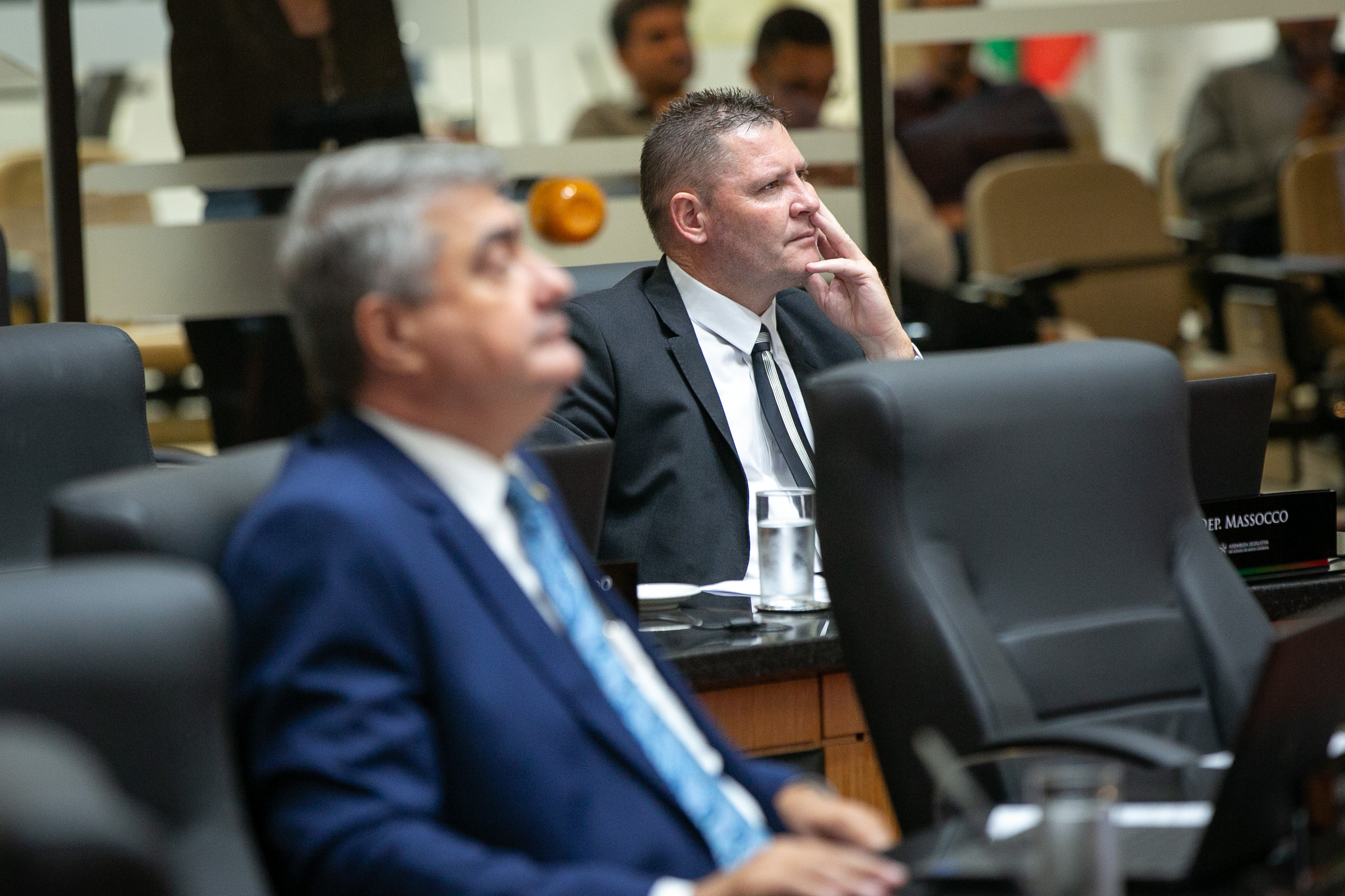 Deputado Antídio Lunelli (MDB) e Deputado Edilson Massoco (PL)