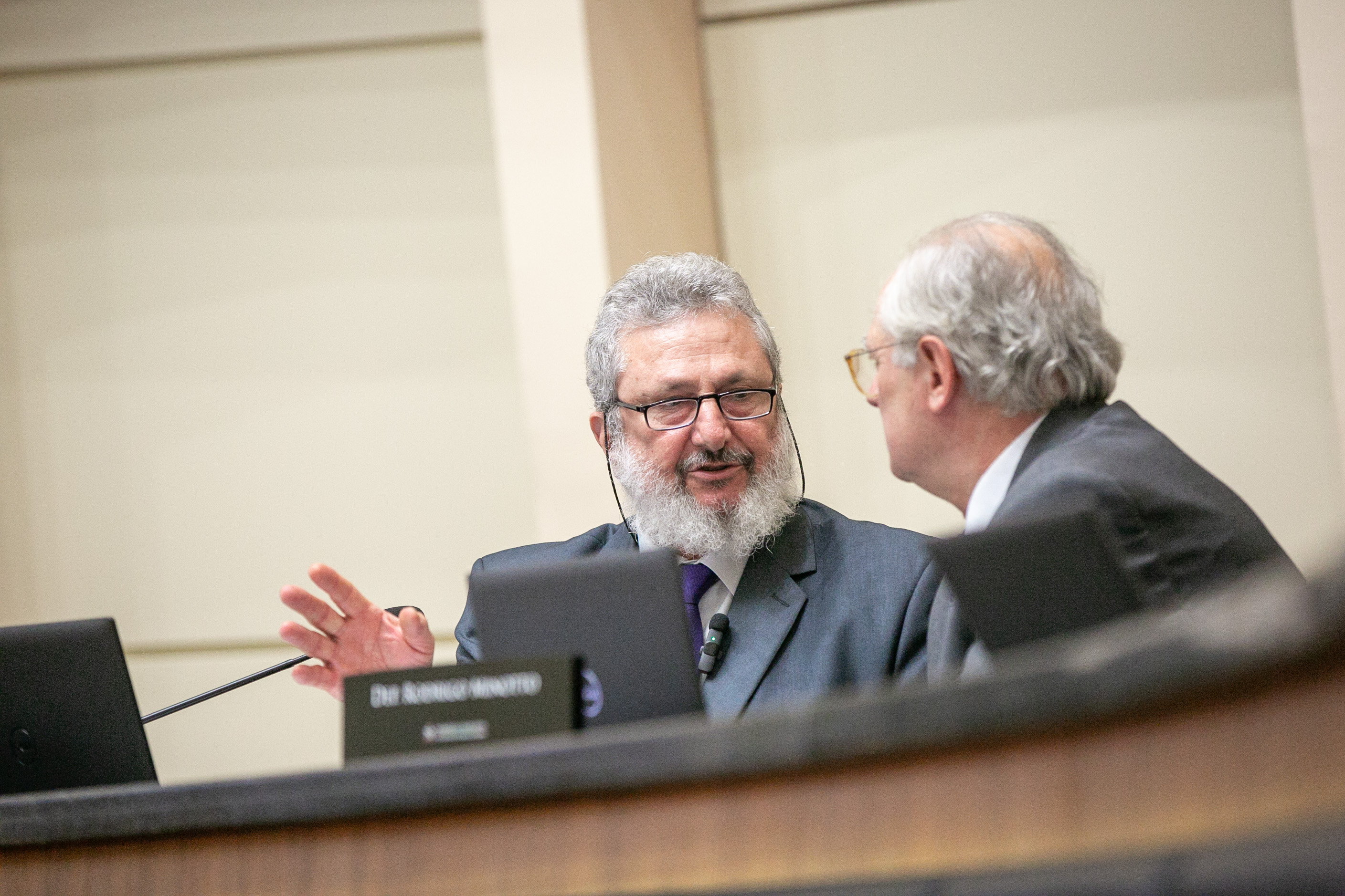 Deputado Padre Pedro Baldissera (PT) e Deputado Dr. Vicente Caropreso (PSDB)