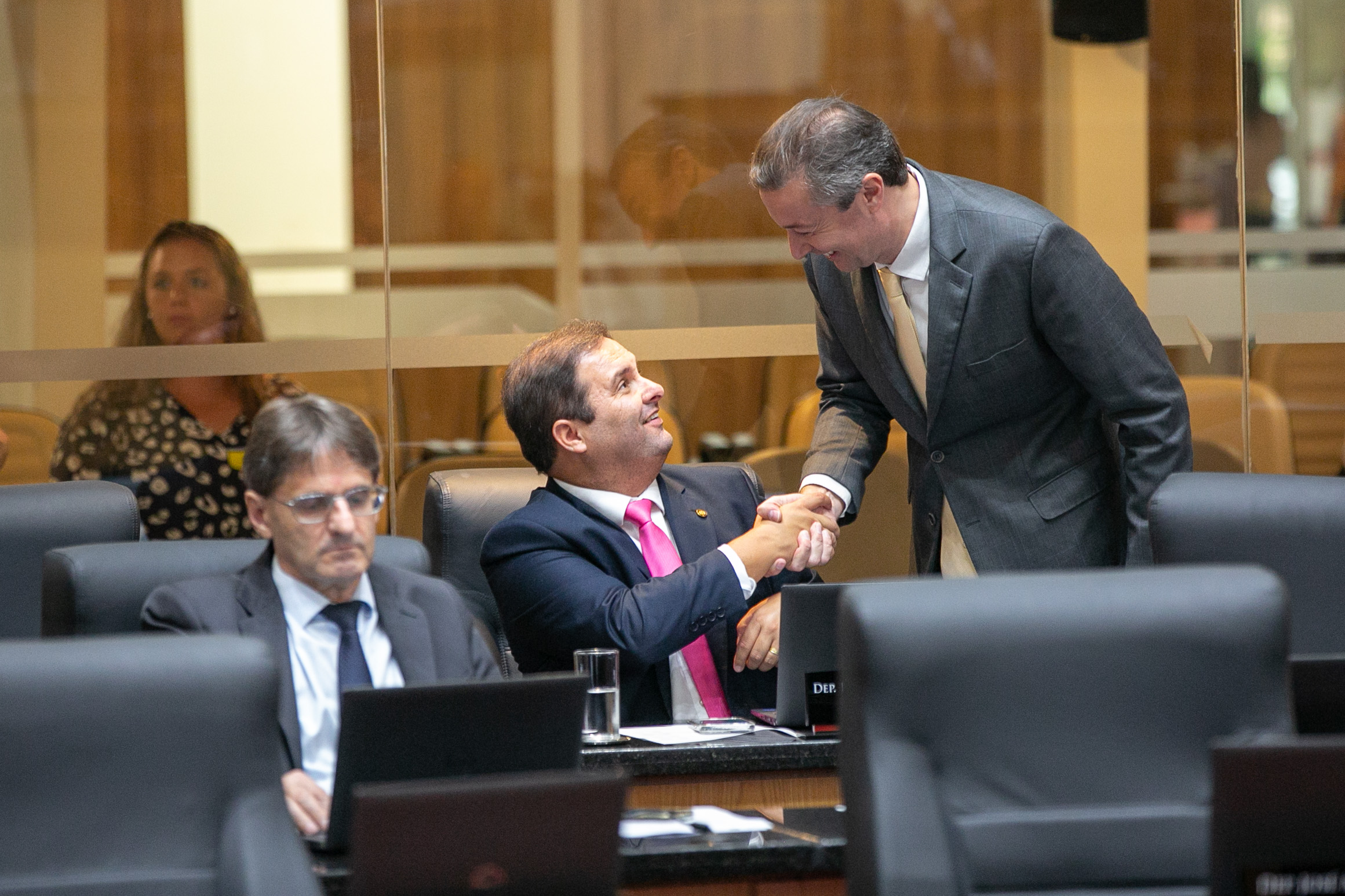Deputado Repórter Sérgio Guimarães (União) e 
Deputado Napoleão Bernardes (PSD)