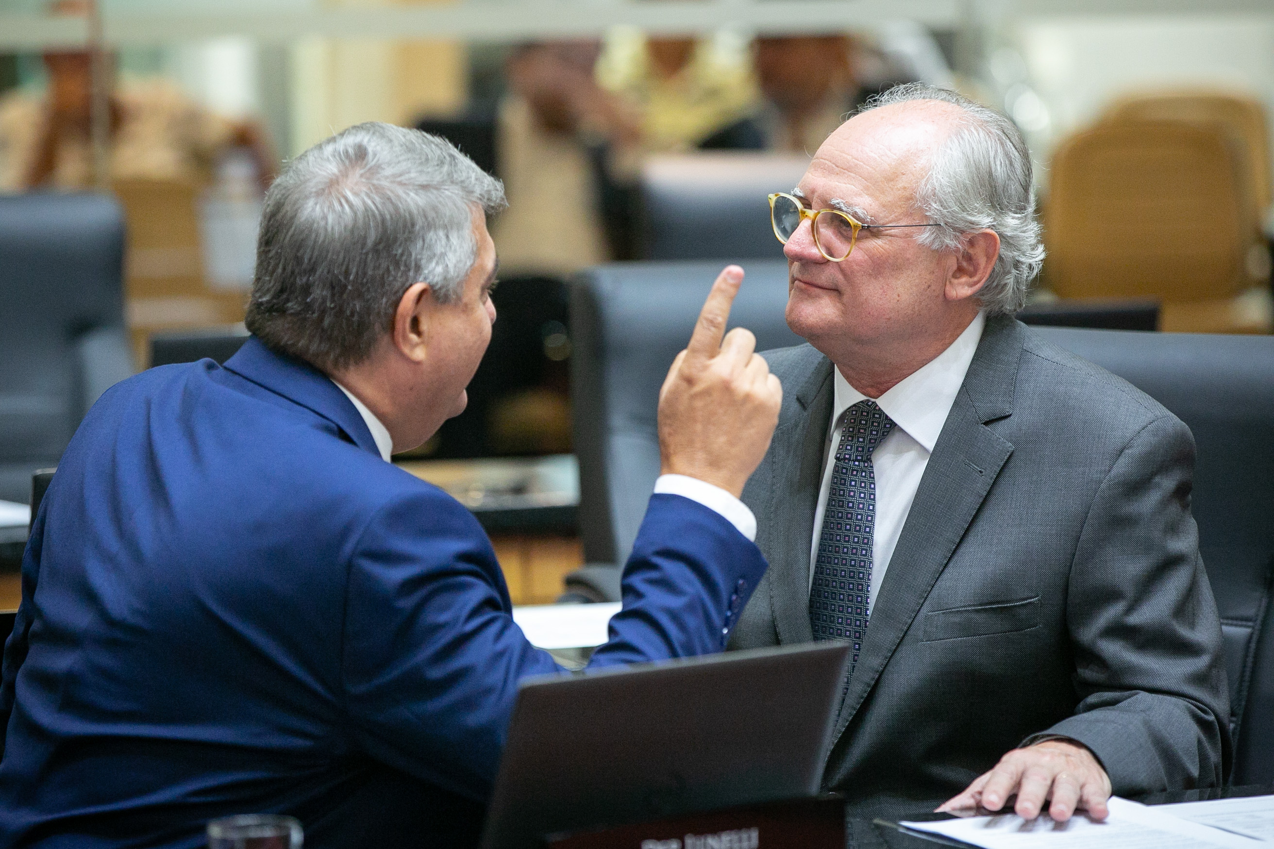 Deputado Antídio Lunelli (MDB) e Deputado Dr. Vicente Caropreso (PSDB)