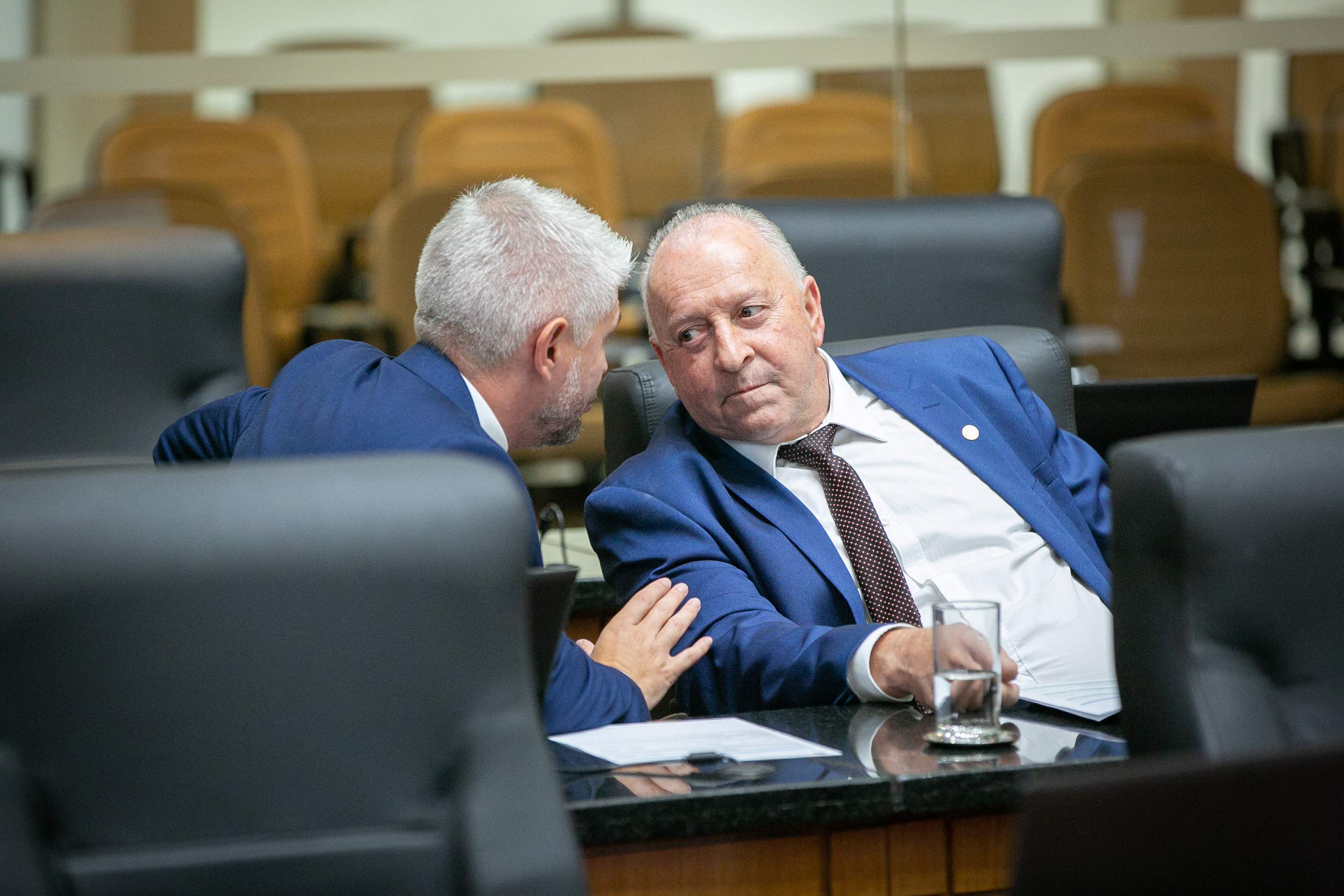 Deputado Delegado Egídio Ferrari (PL) e Deputado Oscar Gutz (PL)