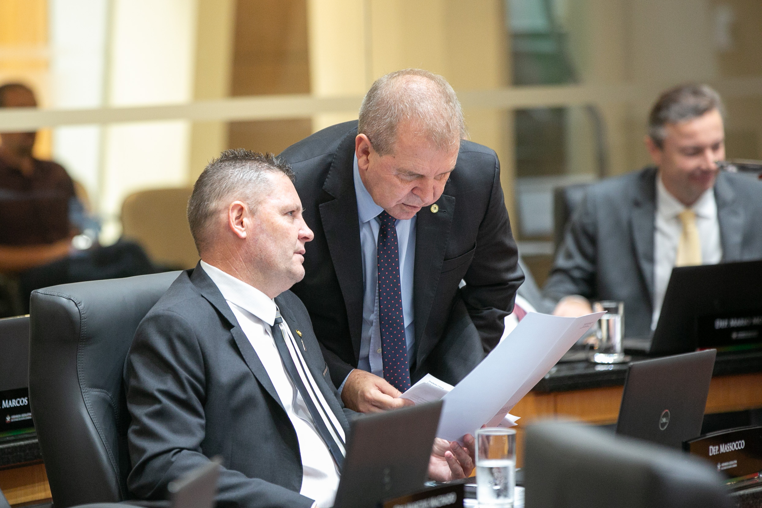 Deputado Edilson Massoco (PL) e Deputado Maurício Eskudlark (PL)