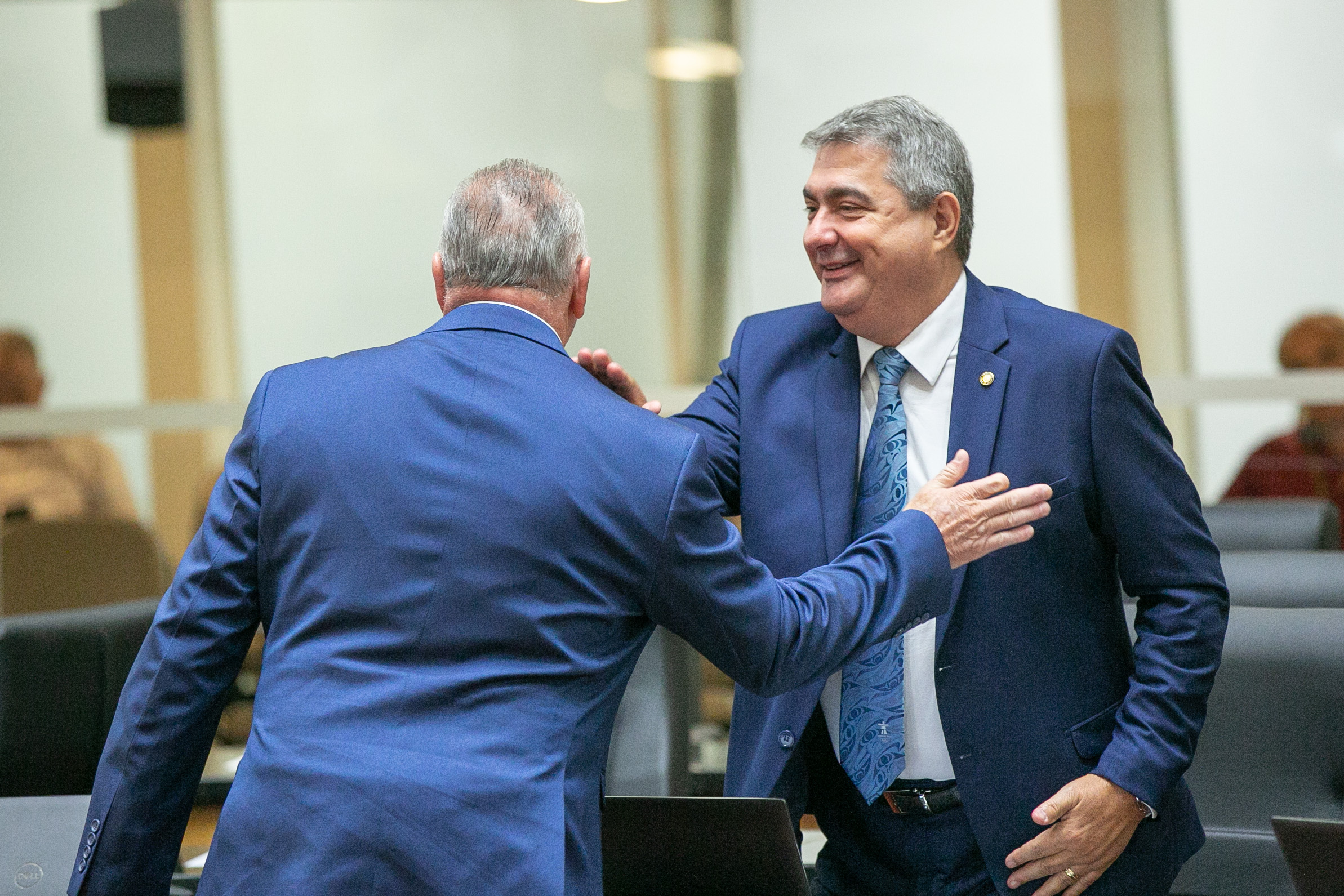 Deputado Oscar Gutz (PL) e Deputado Antídio Lunelli (MDB)