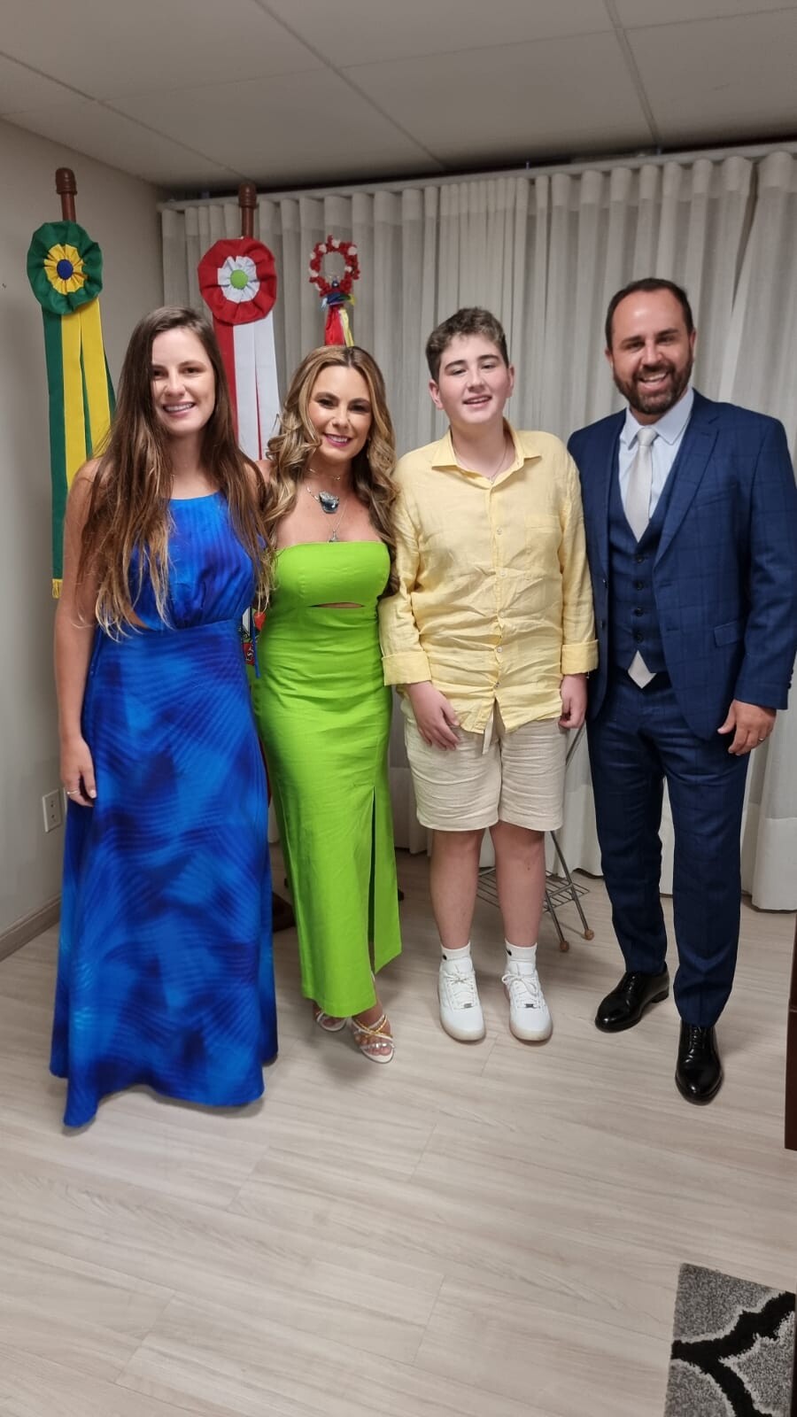 Deputada Paulinha e familiares