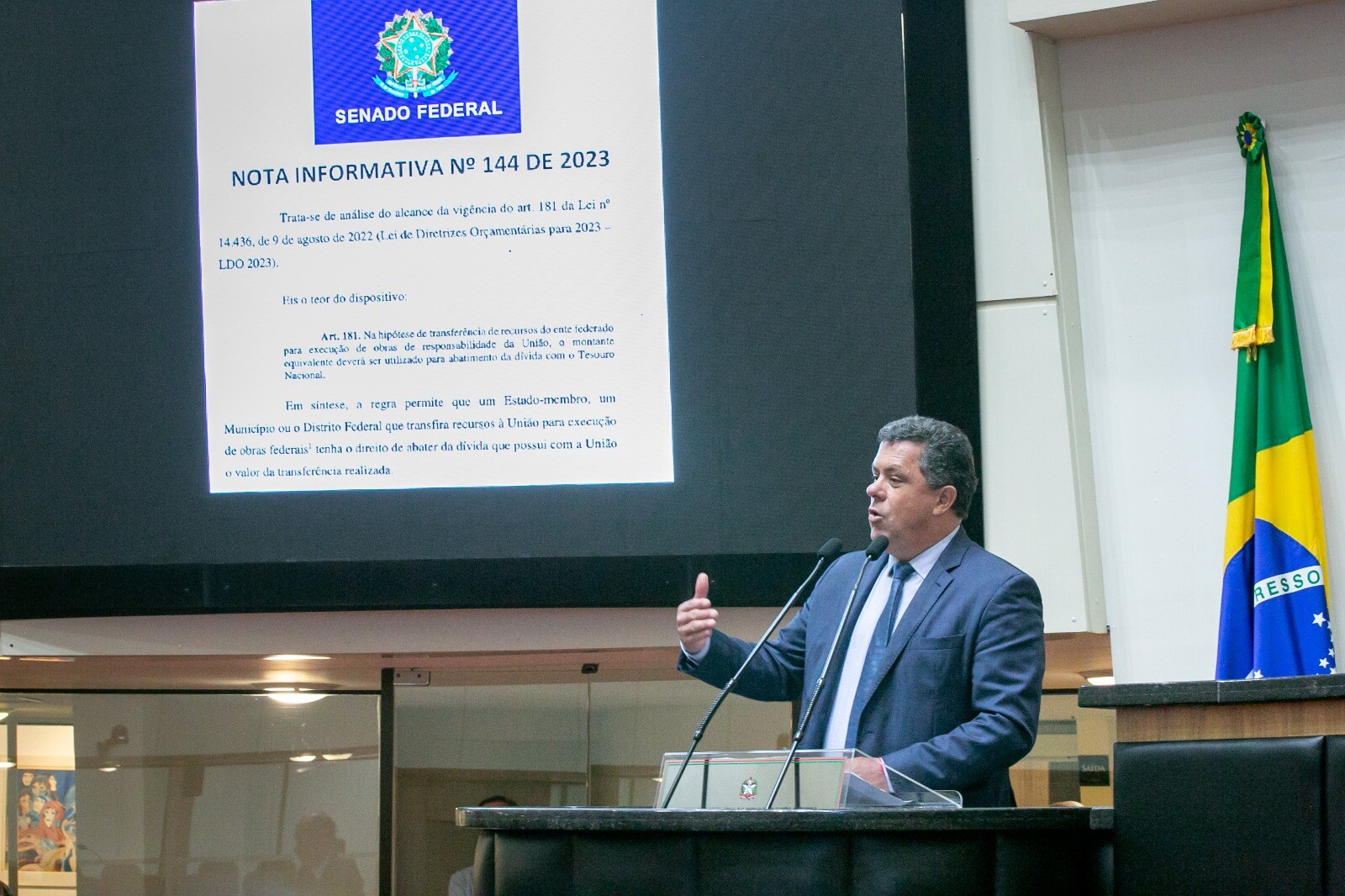 Foto: Deputado Ivan Naatz (PL): importante que a sociedade acompanhe uso dos recursos públicos