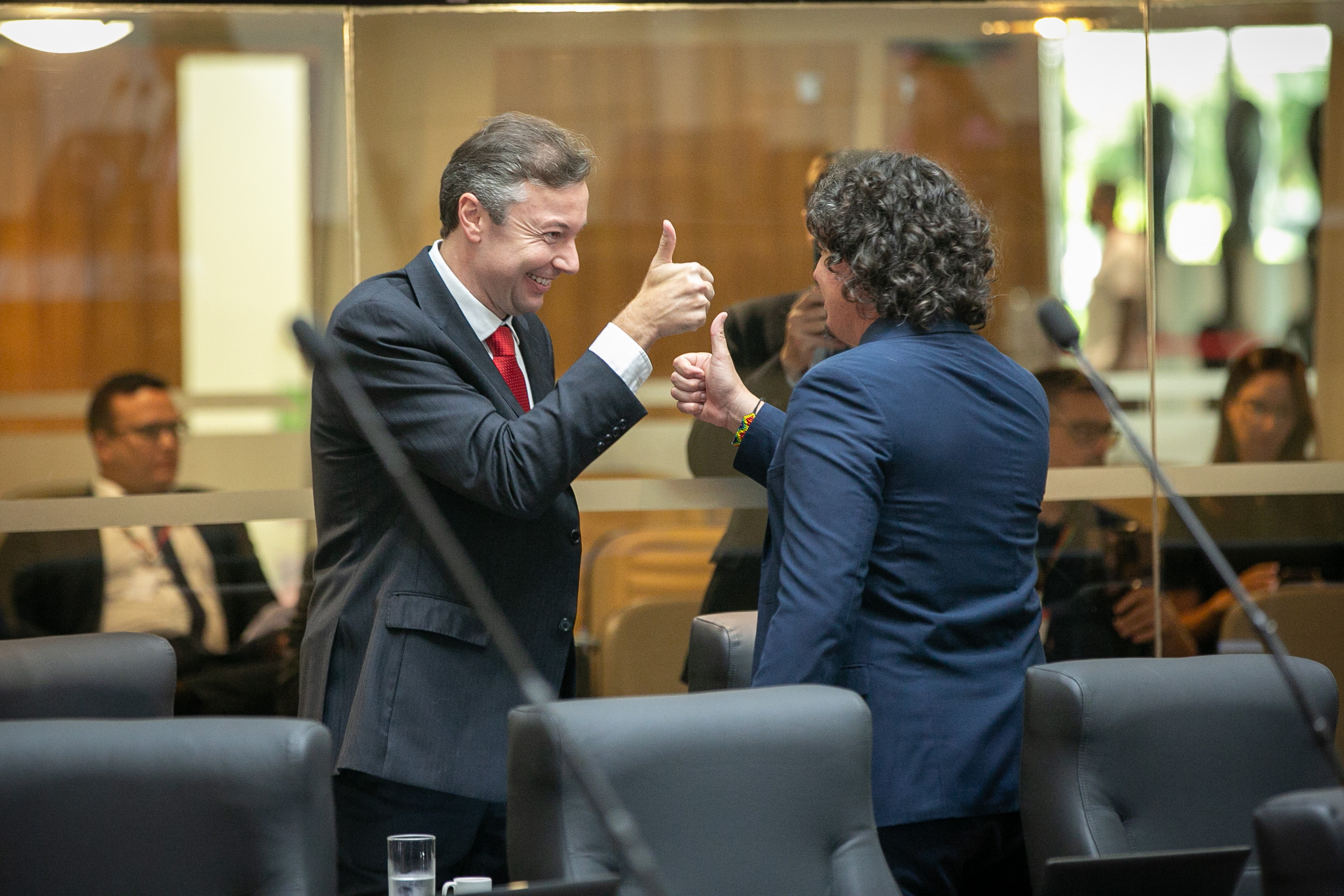 Deputado Napoleão Bernardes (PSD) e Deputado Marquito (PSOL)