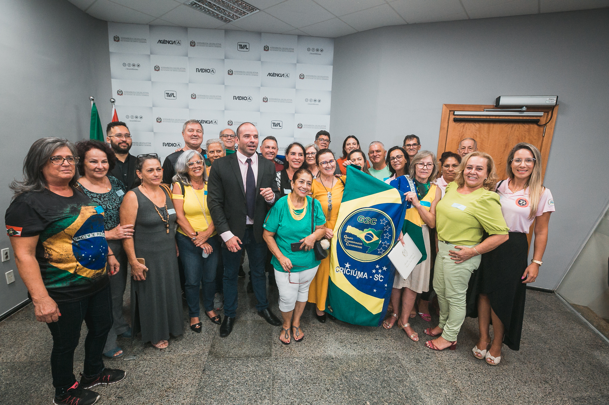 Dep. Jessé Lopes recebe o Grupo Conservador Catarinense G2C