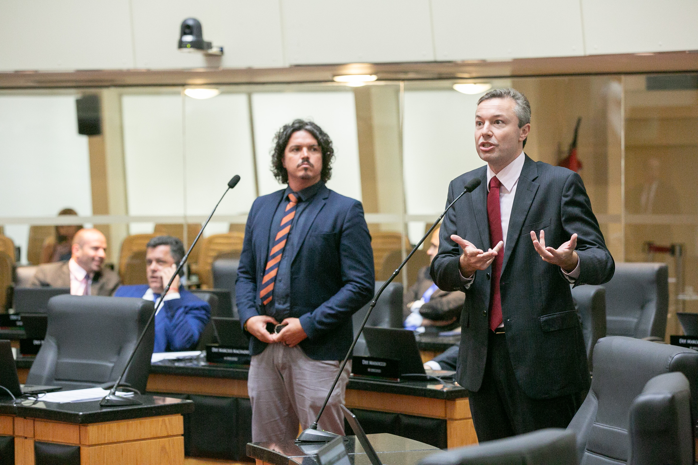Deputado Marquito (PSOL) e Deputado Napoleão Bernardes (PSD)
