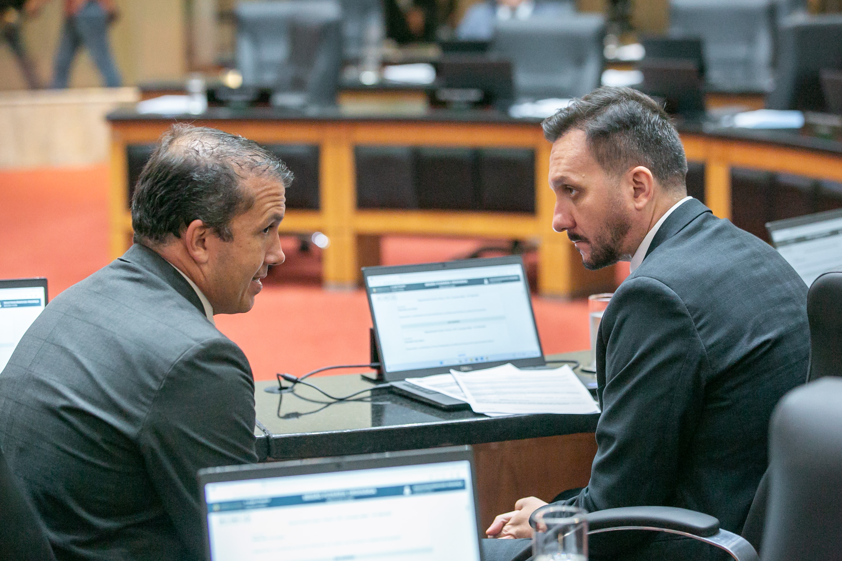 Deputado Camilo Martins (Podemos) e Deputado Pepê Collaço (PP)