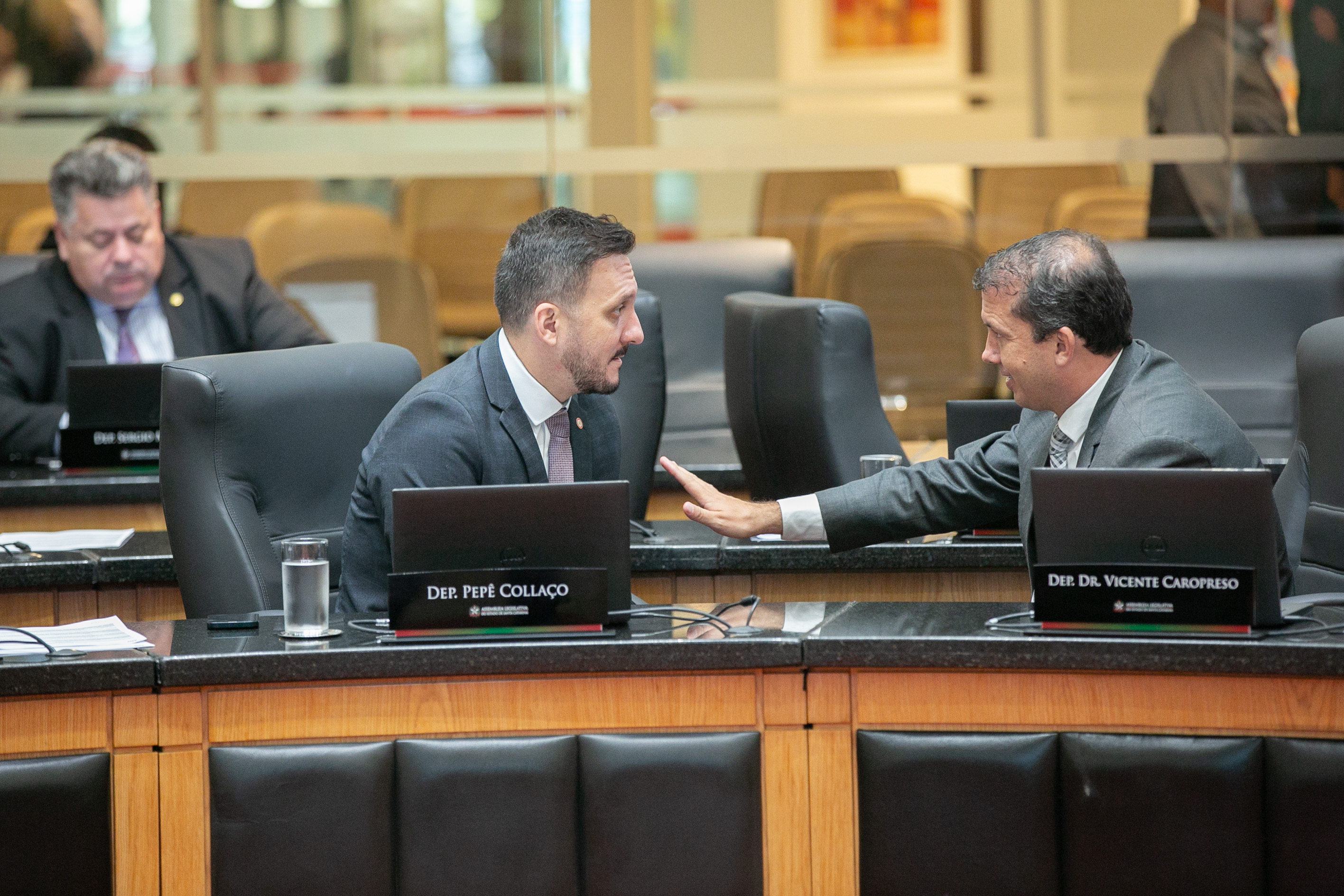 Deputado Pepê Collaço (PP) e Deputado Camilo Martins (Podemos)