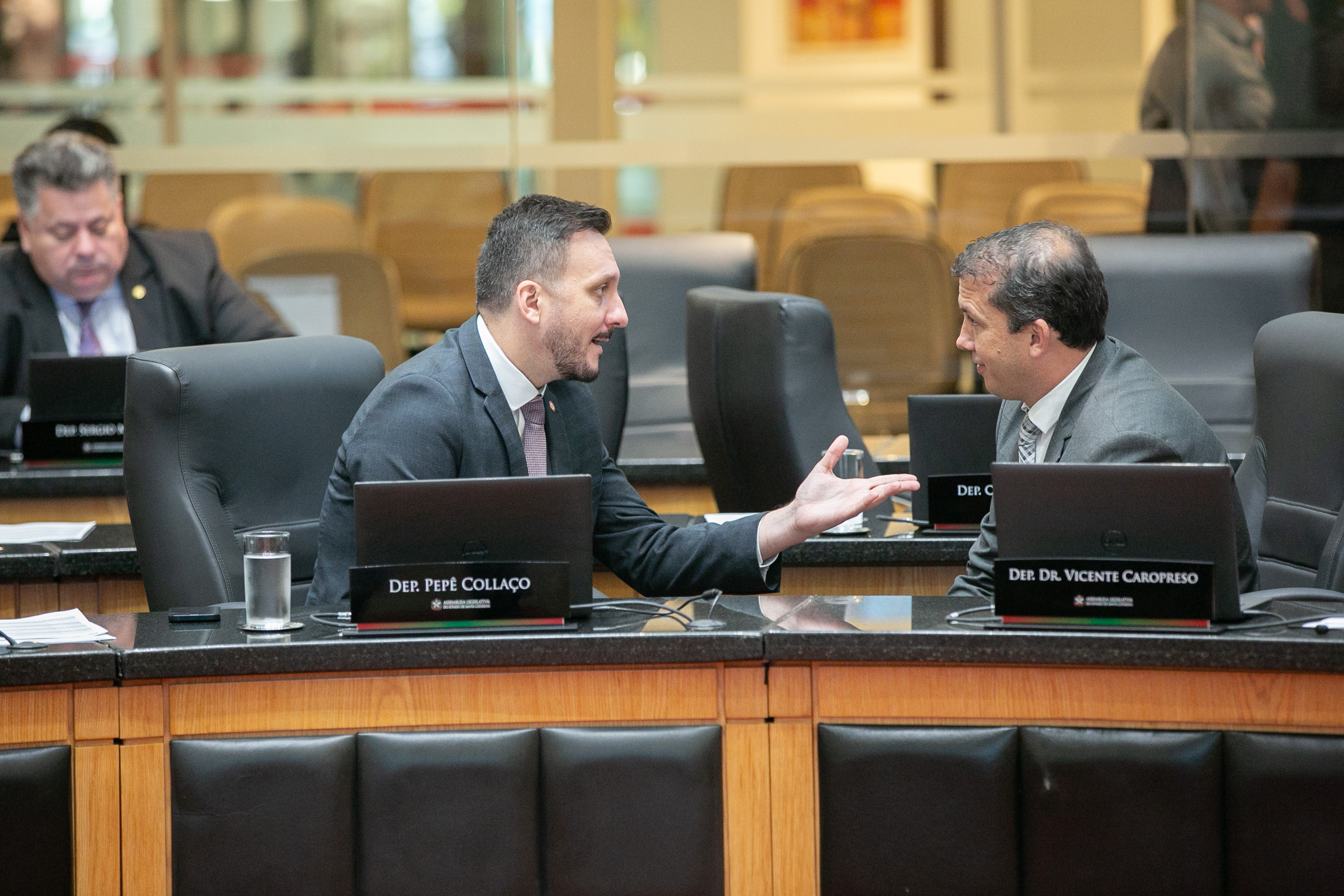 Deputado Pepê Collaço (PP) e Deputado Camilo Martins (Podemos)