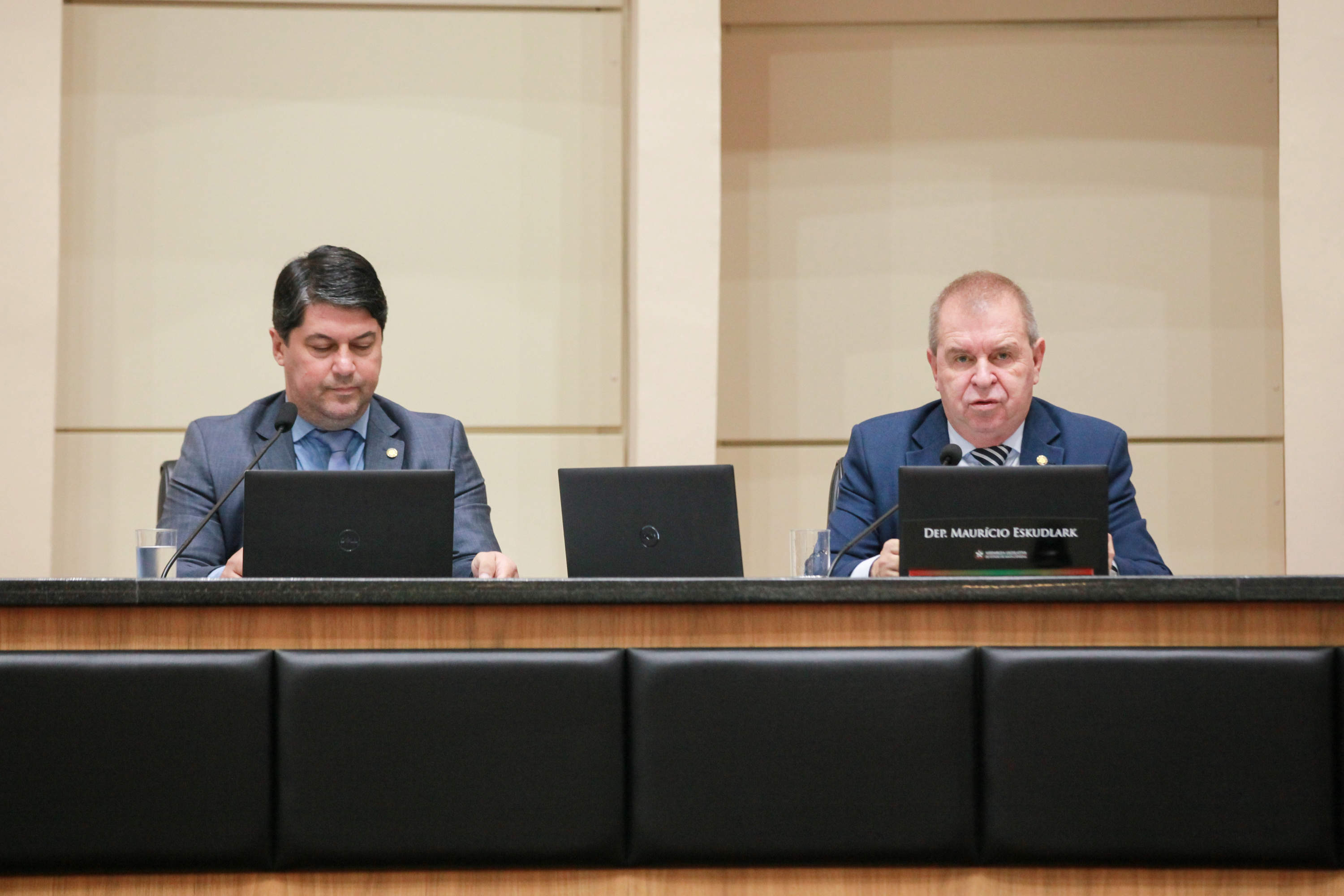 Deputado Emerson Stein (MDB), Deputado Maurício Eskudlark (PL)