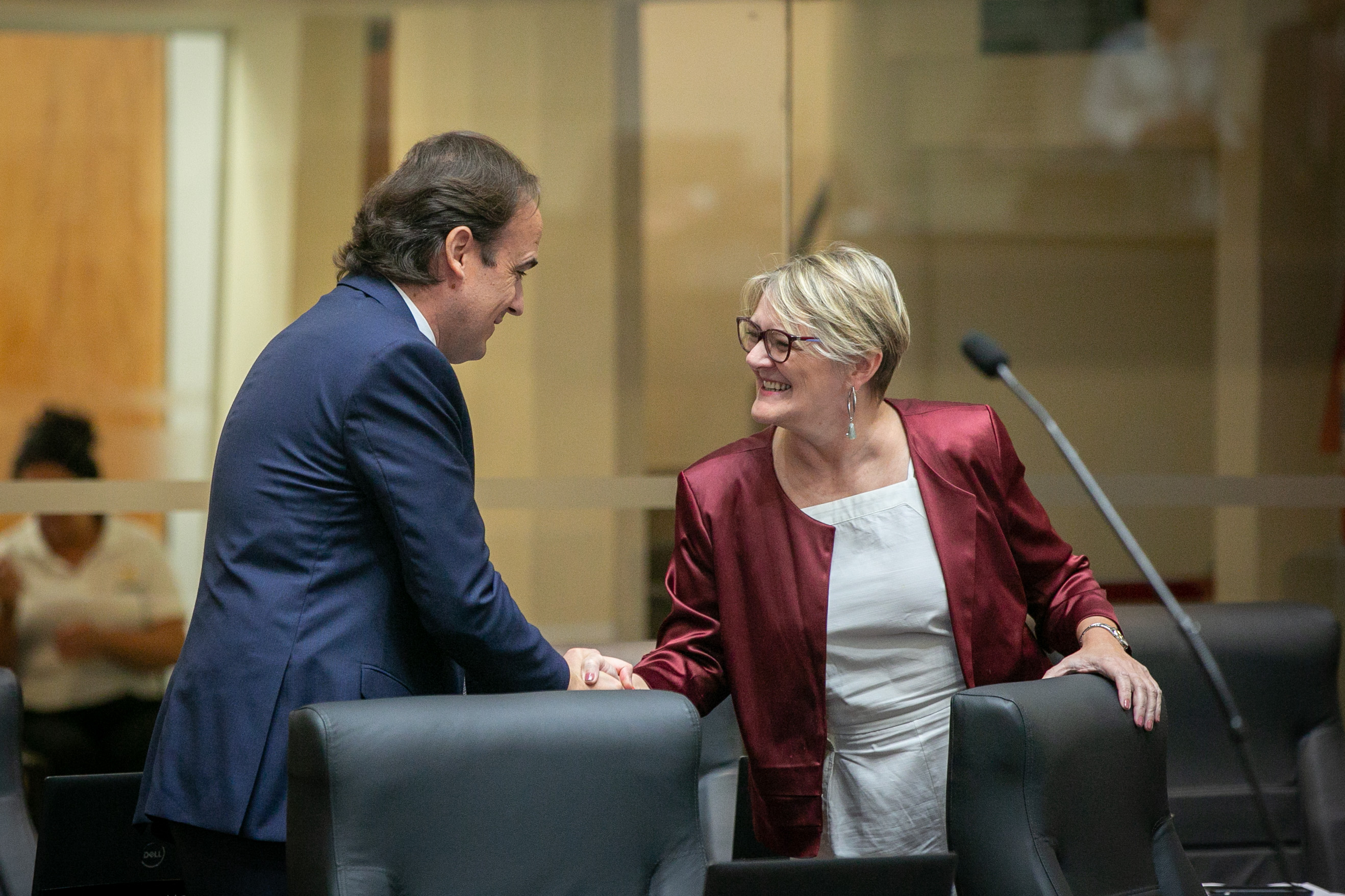 Deputado Carlos Humberto (PL) e Deputada Luciane Carminatti (PT)