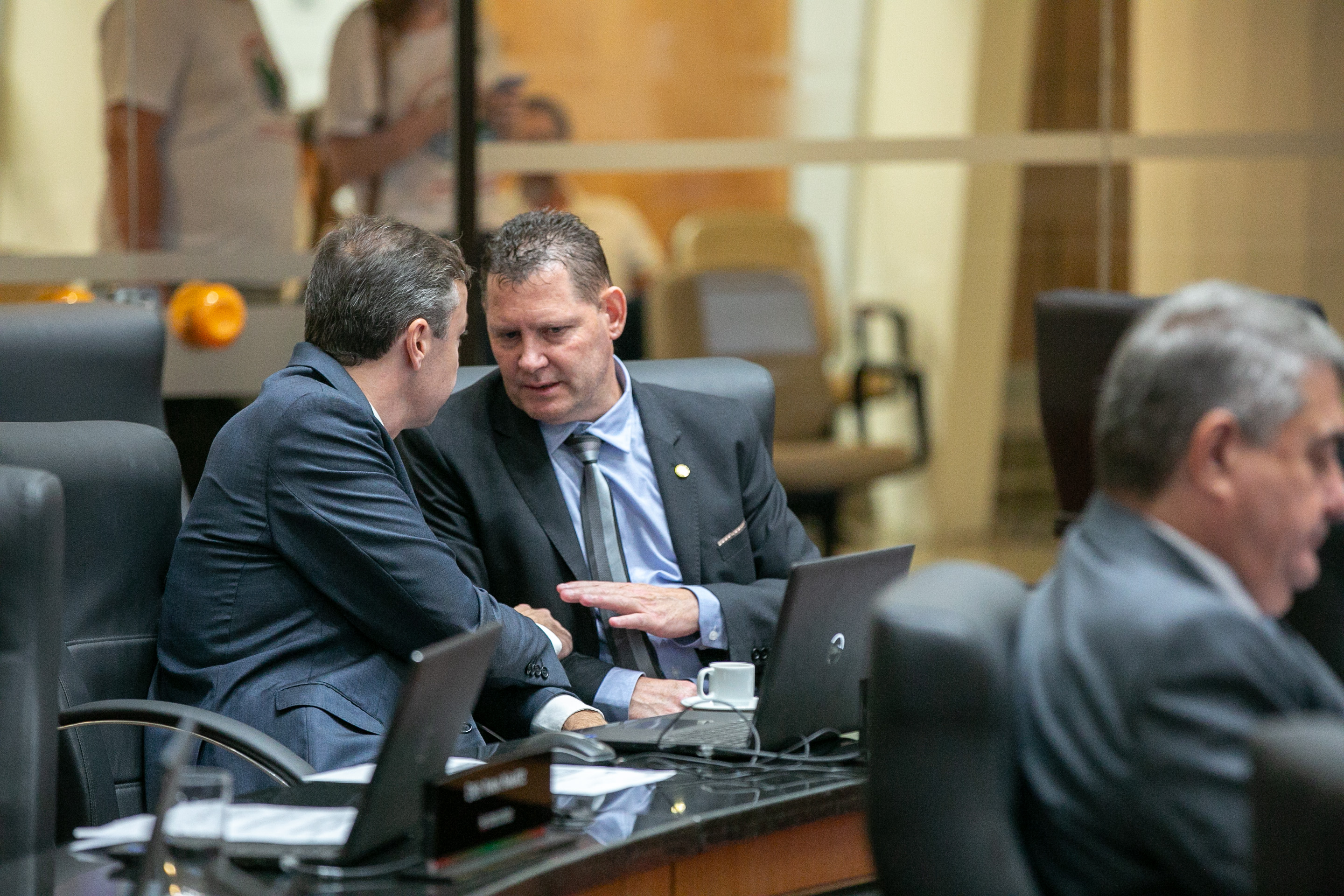 Deputado Napoleão Bernardes (PSD) e Deputado Edilson Massoco (PL)