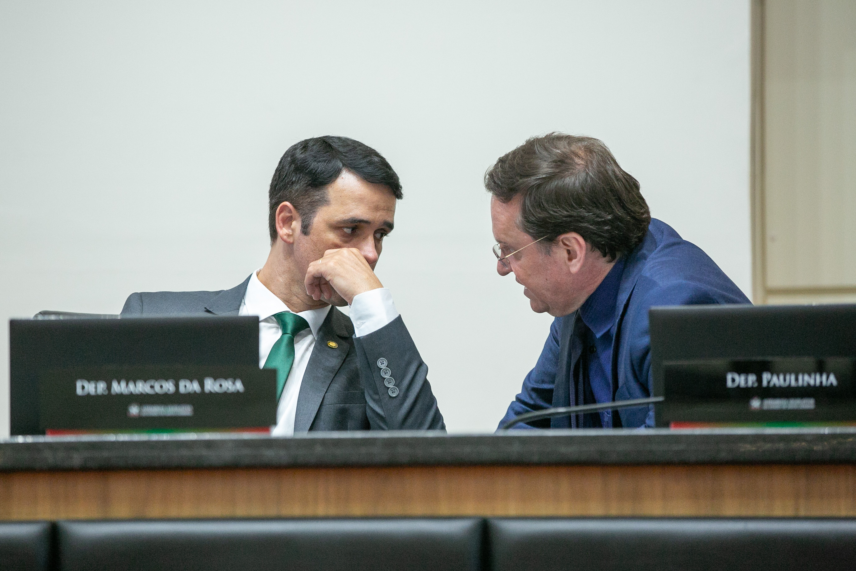 Deputado Marcos da Rosa (União) e Deputado Jair Miotto (União)