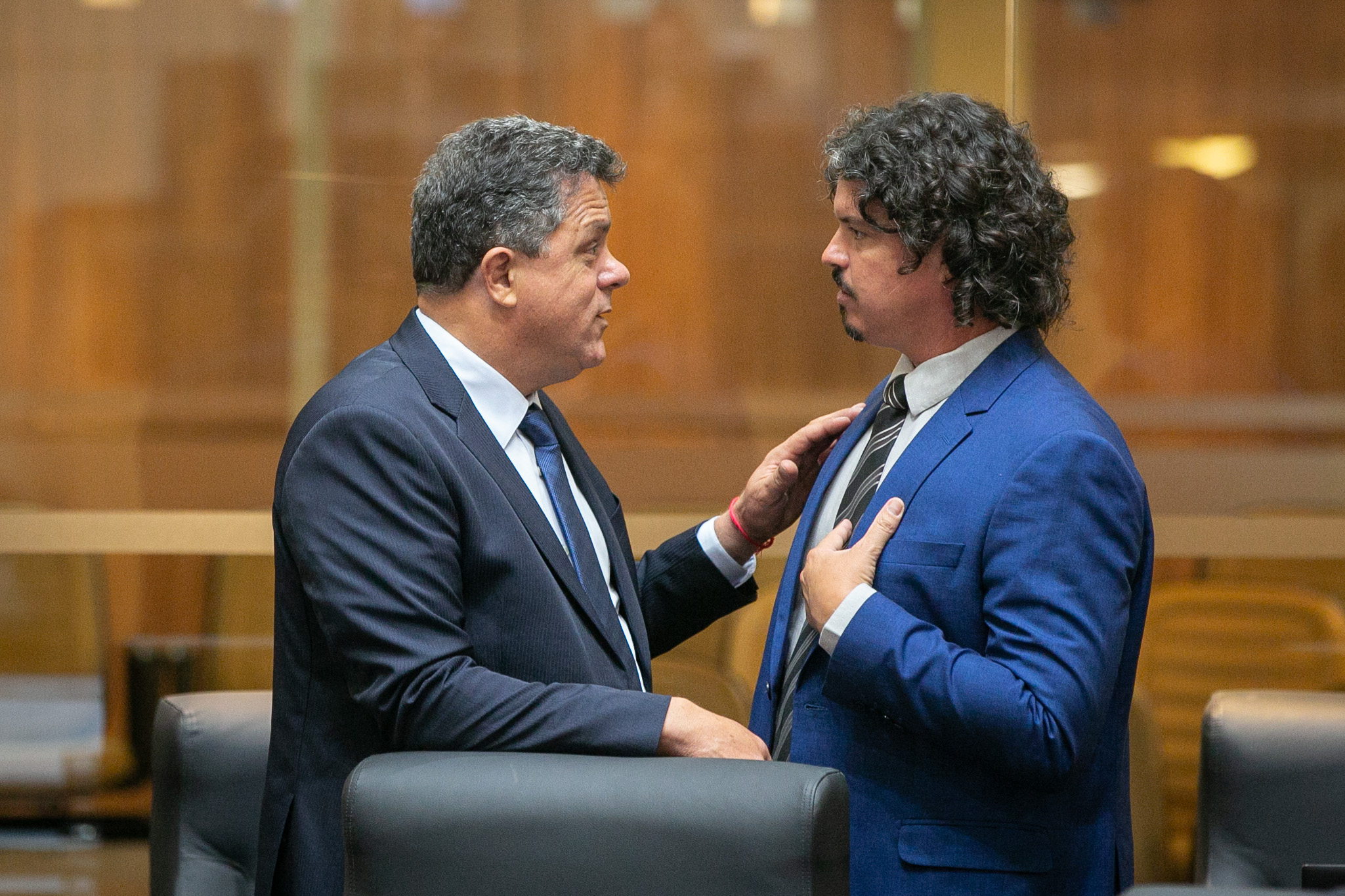 Deputado Ivan Naatz (PL) e Deputado Marquito (PSOL)