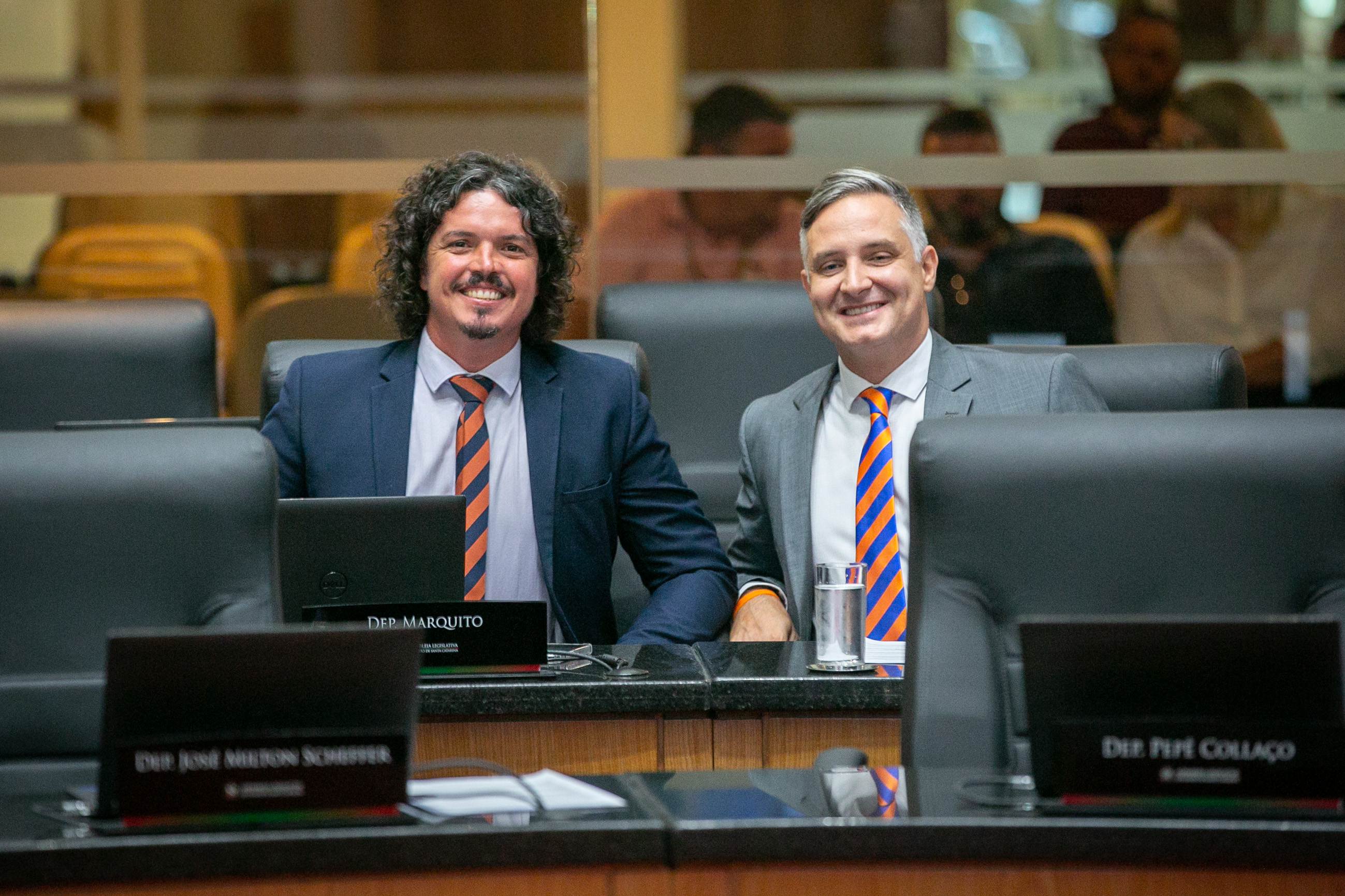 Deputado Marquito (PSOL) e Deputado Matheus Cadorin (NOVO)