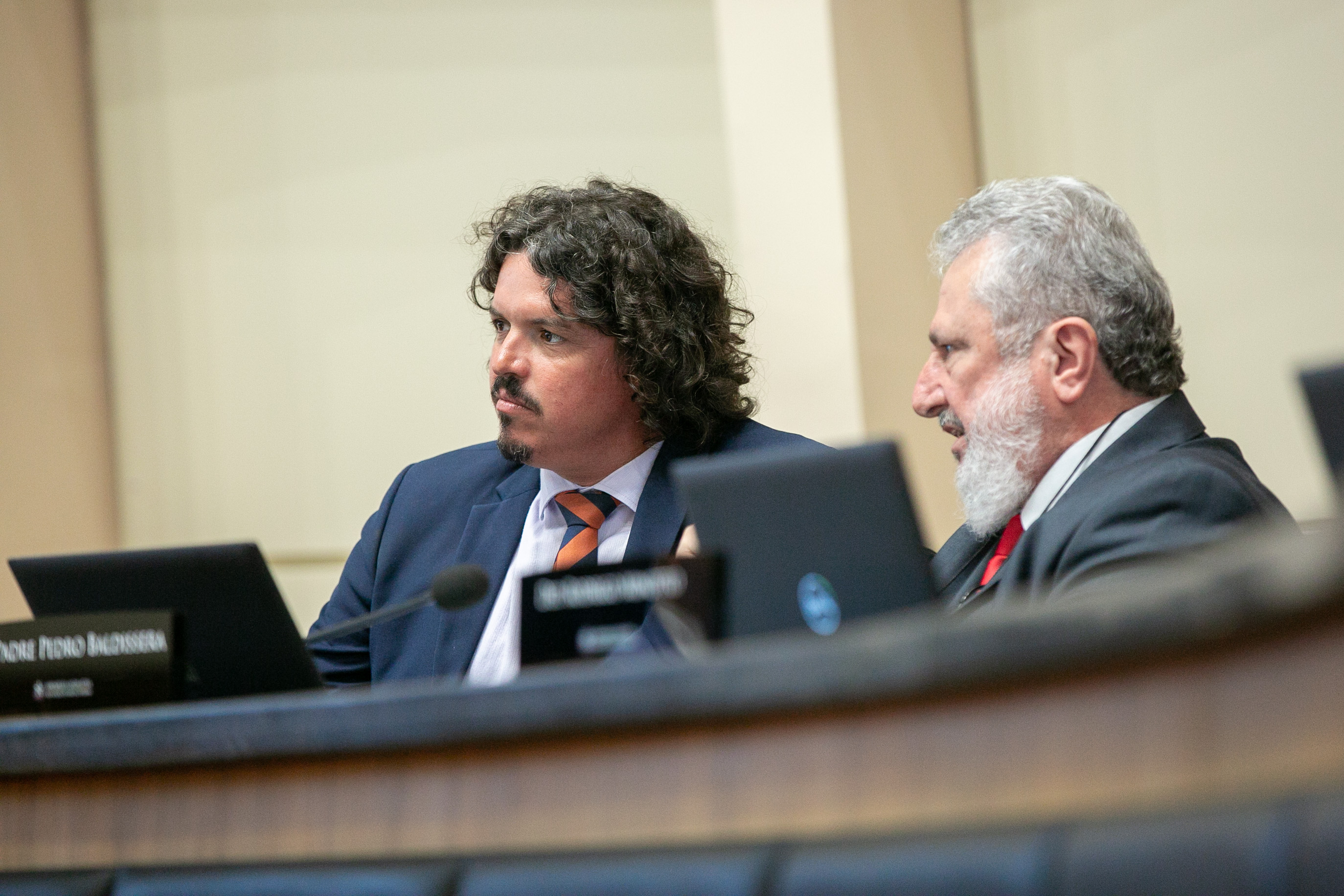 Deputado Marquito (PSOL) e Deputado Padre Pedro Baldissera (PT)