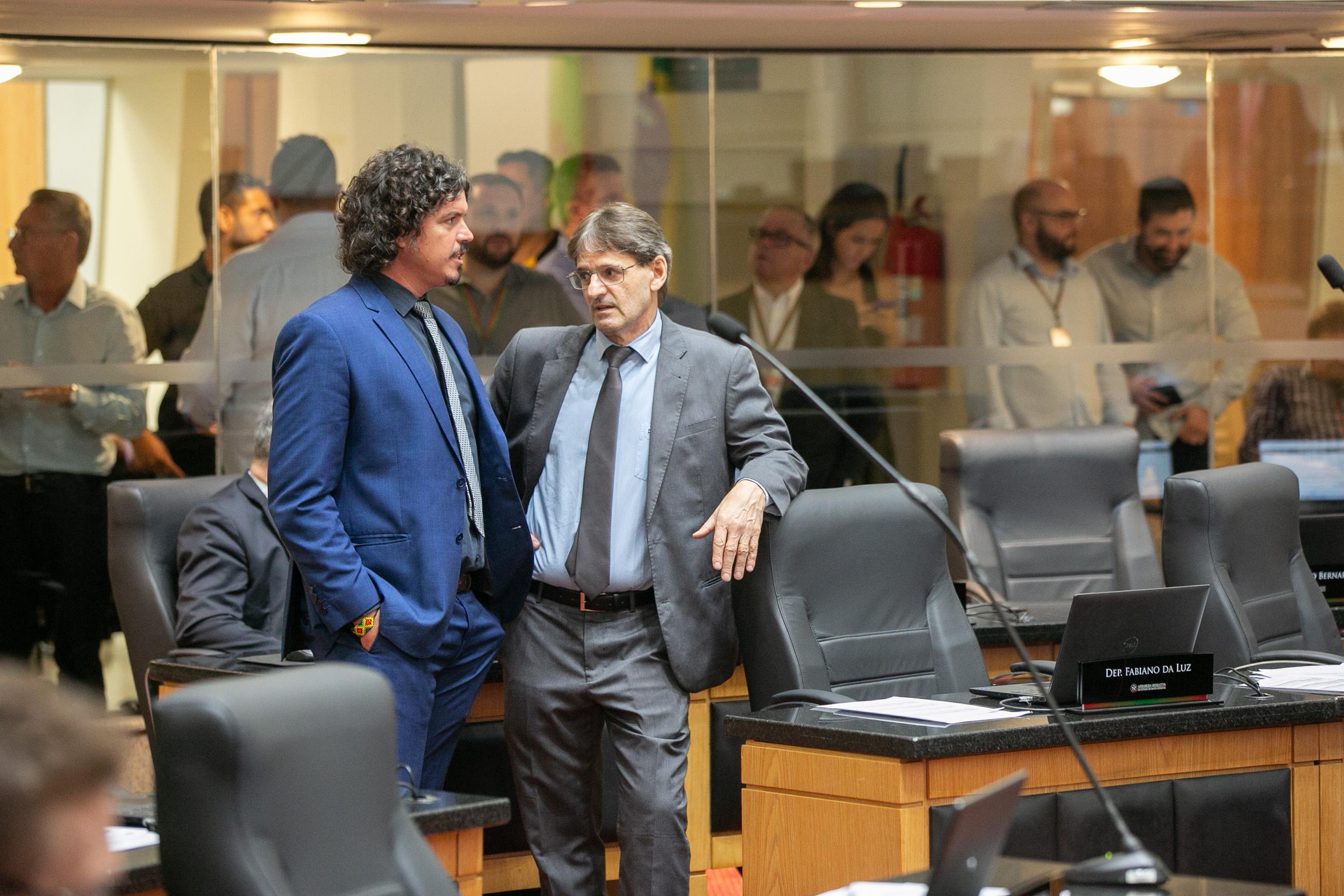 Deputado Marquito (PSOL) e Deputado Neodi Saretta (PT)