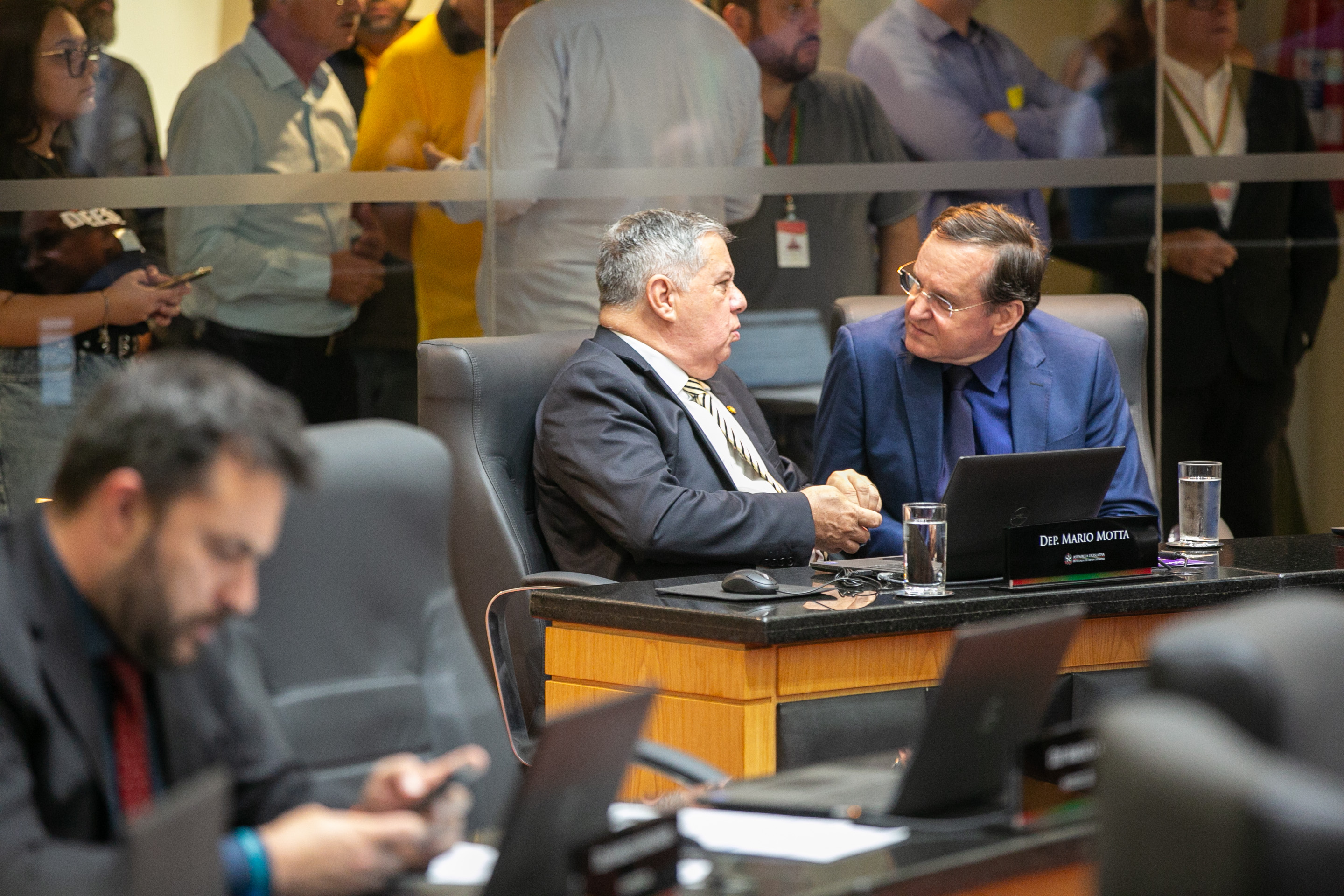 Deputado Mário Motta (PSD) e Deputado Jair Miotto (União)