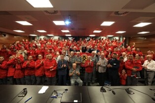 Deputado Matheus Cadorin e bombeiros voluntários de diversas regiões de SC