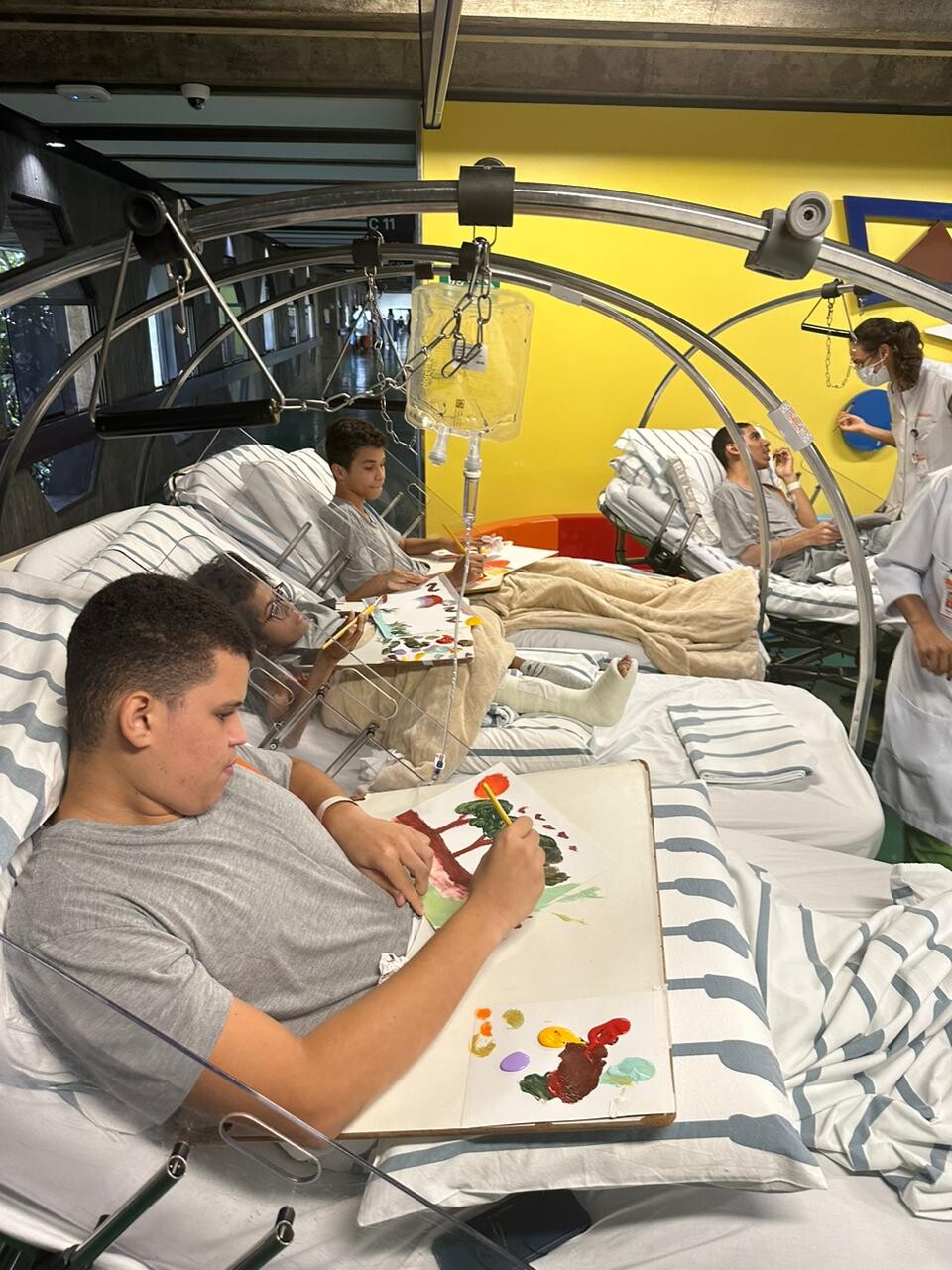 Pacientes do Centro de Reabilitação do Hospital Sarah Kubitschek