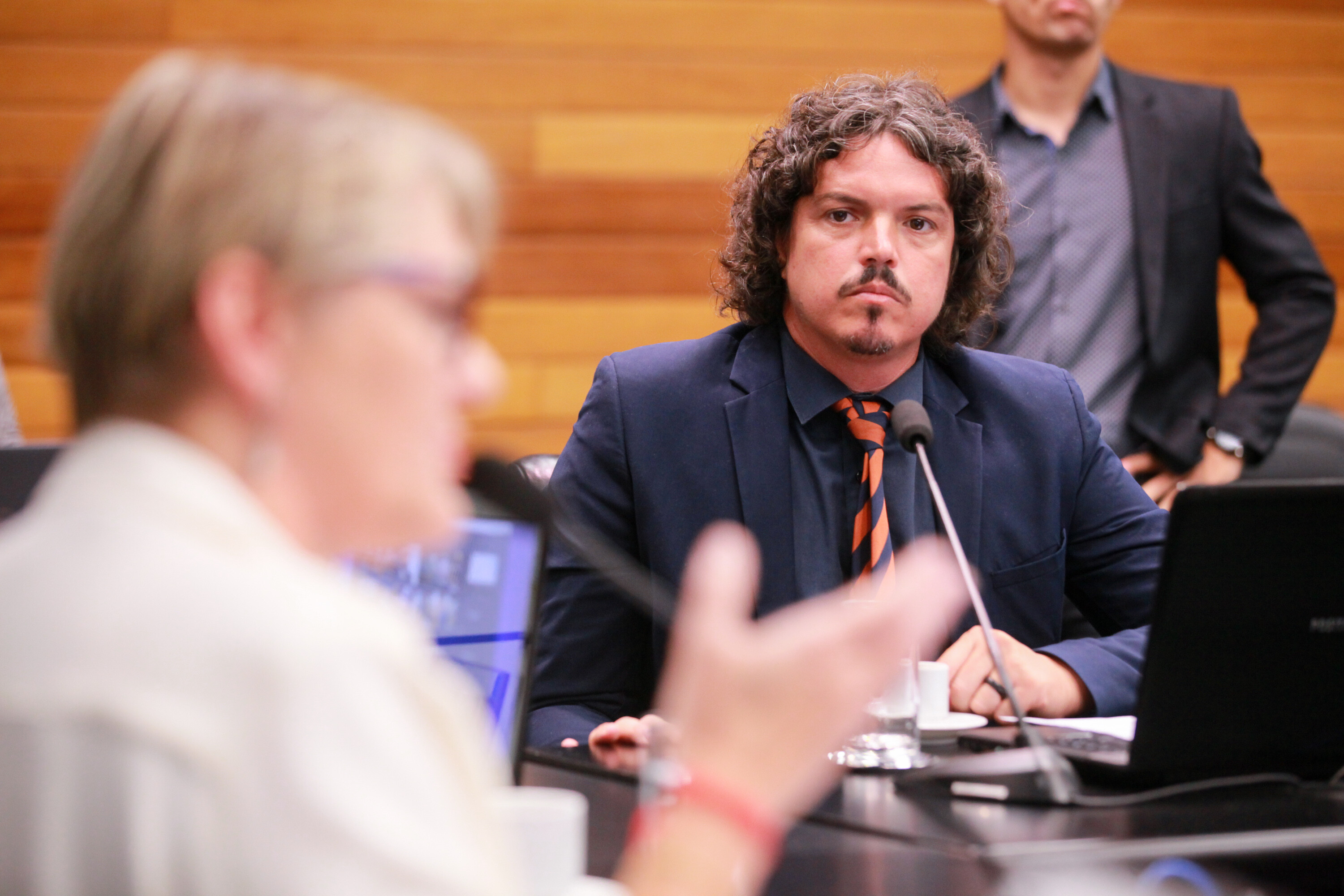 Deputado Marquito na reunião da Comissão e Educação, Cultura e Desporto