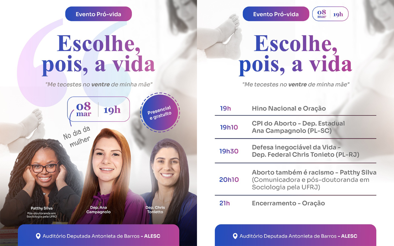 1° Encontro Pró-Vida na Alesc