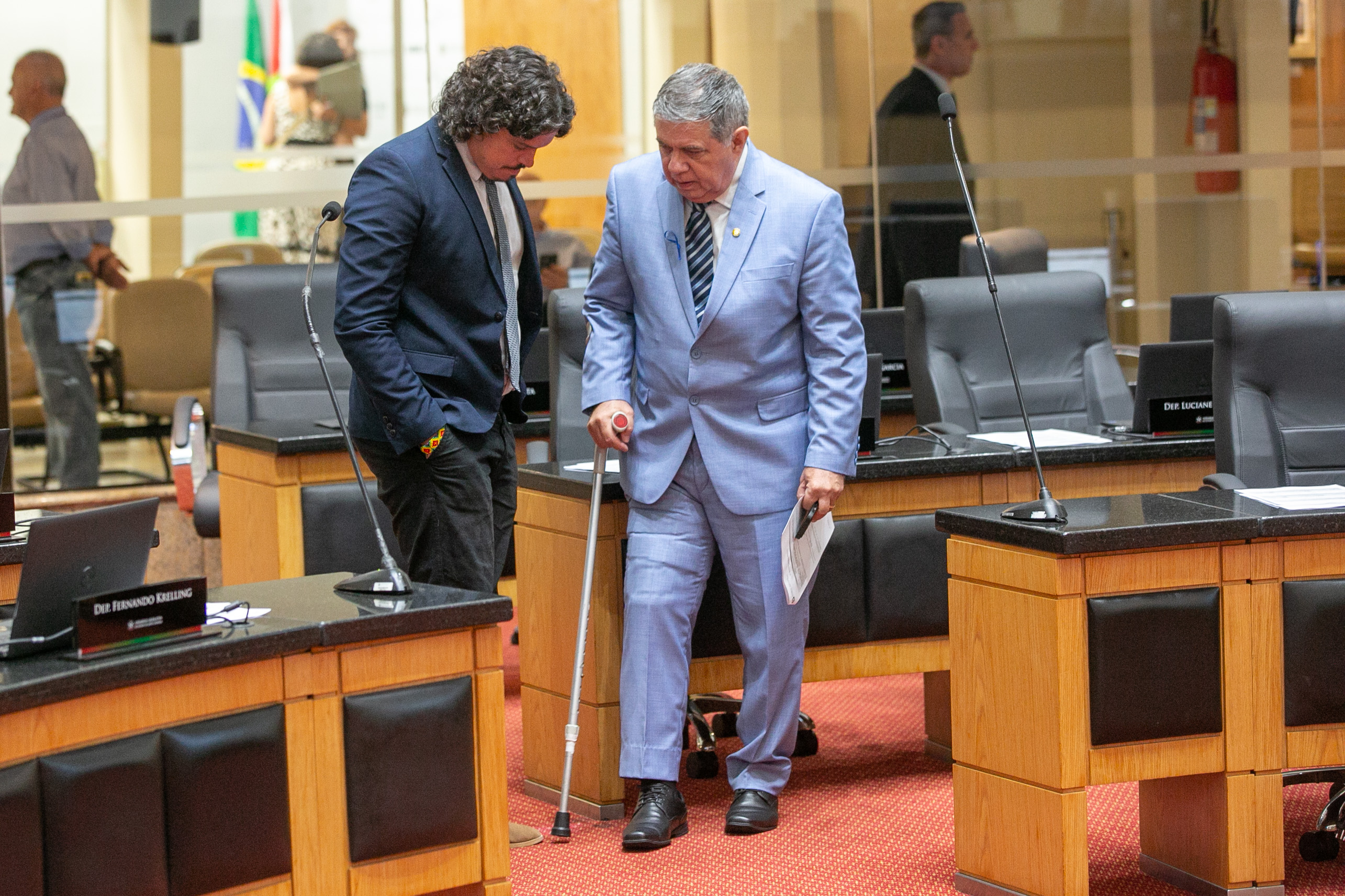 Deputado Marquito (PSOL) e Deputado Mário Motta (PSD)