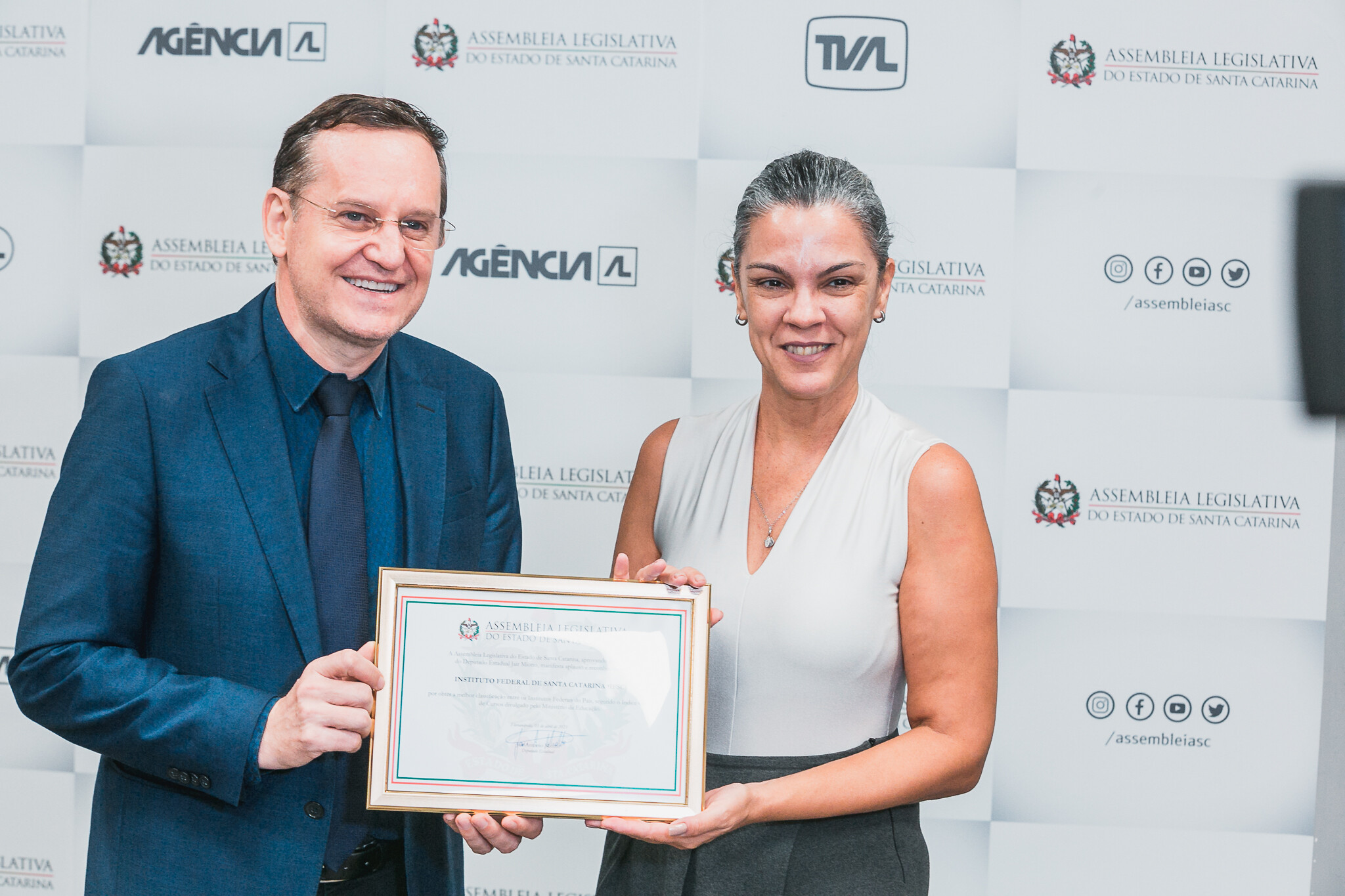 Alesc presta homenagem ao IFSC, melhor Instituto Federal do Brasil pela sexta vez