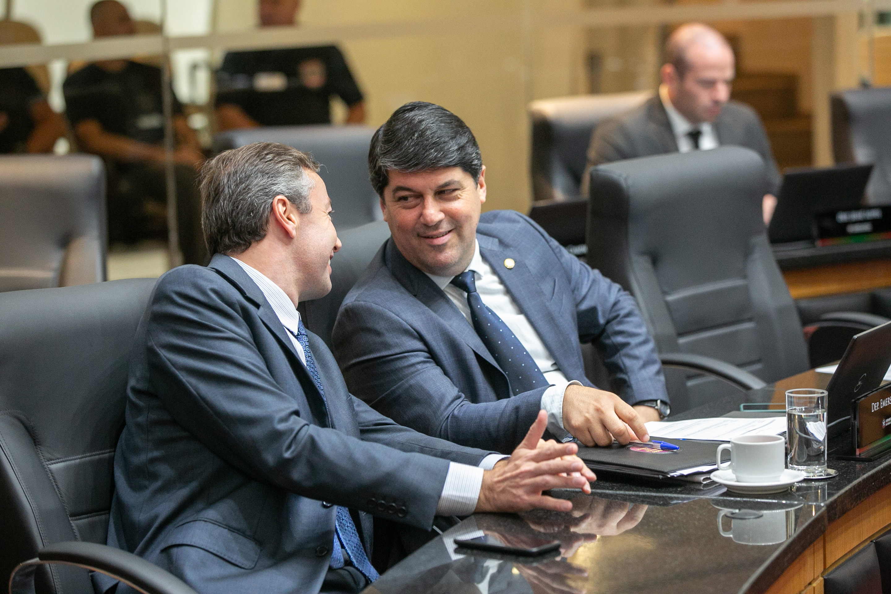 Deputado Napoleão Bernardes (PSD) e Deputado Emerson Stein (MDB)